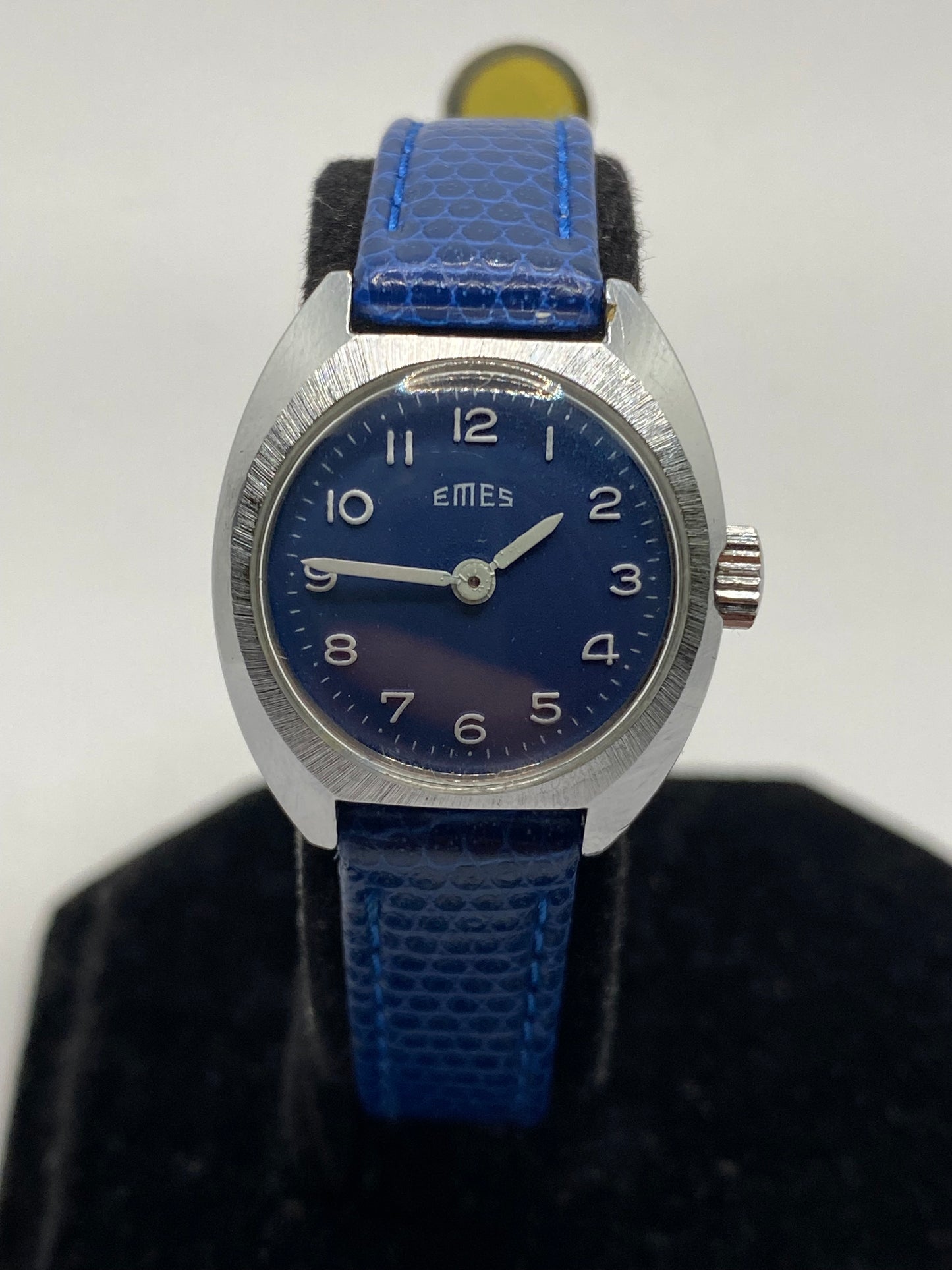 Emes Blue Dial Manual Wind 60s Ladies Watch