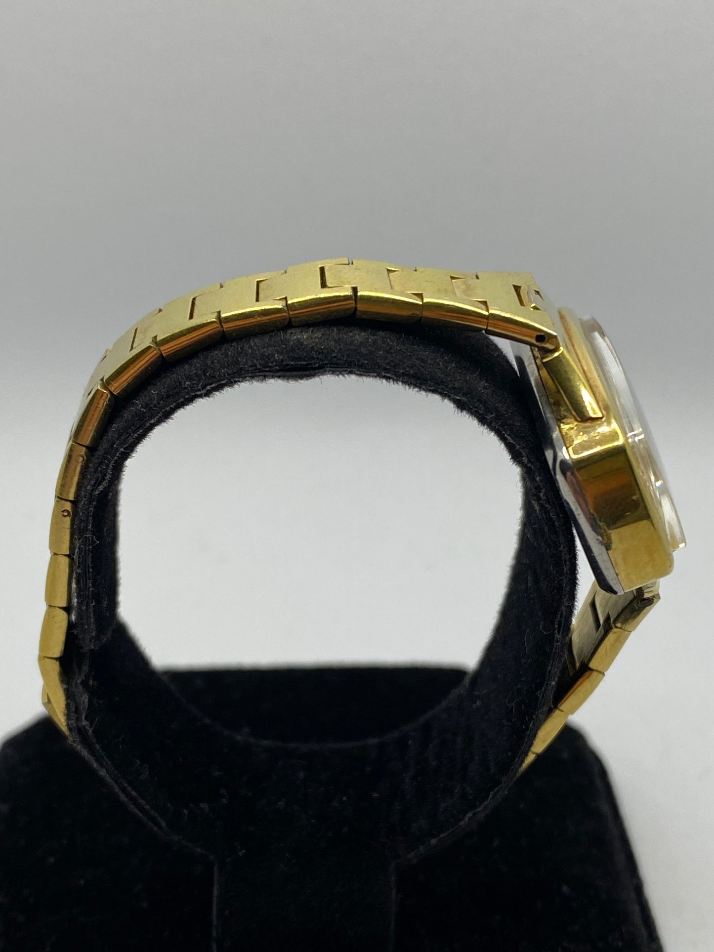 GUB Glashutte 18K Gold Plated Manual Wind Ladies Watch