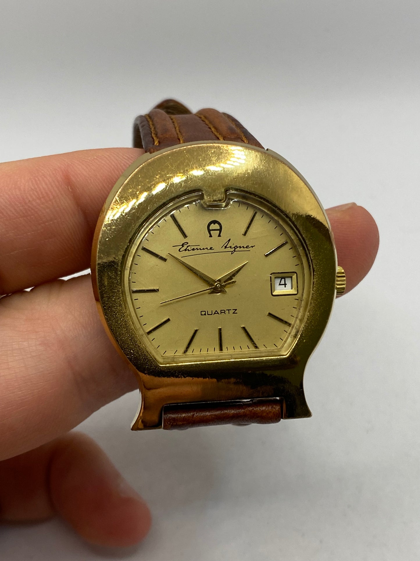 Aigner Etienne Horseshoe Rare 90s Quartz Watch