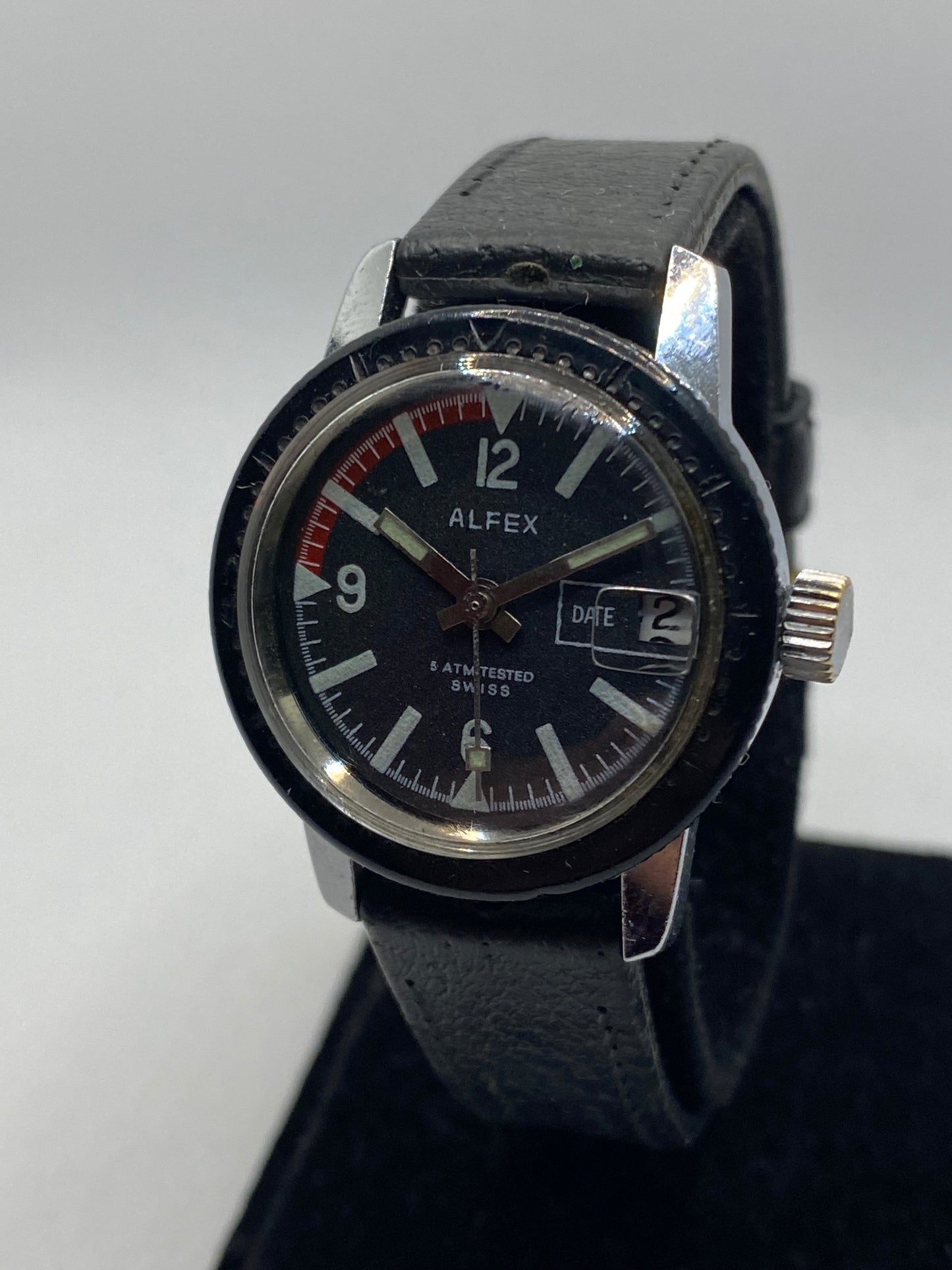 Alfex Diver 5ATM Tested Rare Vintage Watch