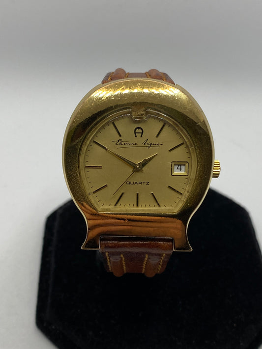 Aigner Etienne Horseshoe Rare 90s Quartz Watch