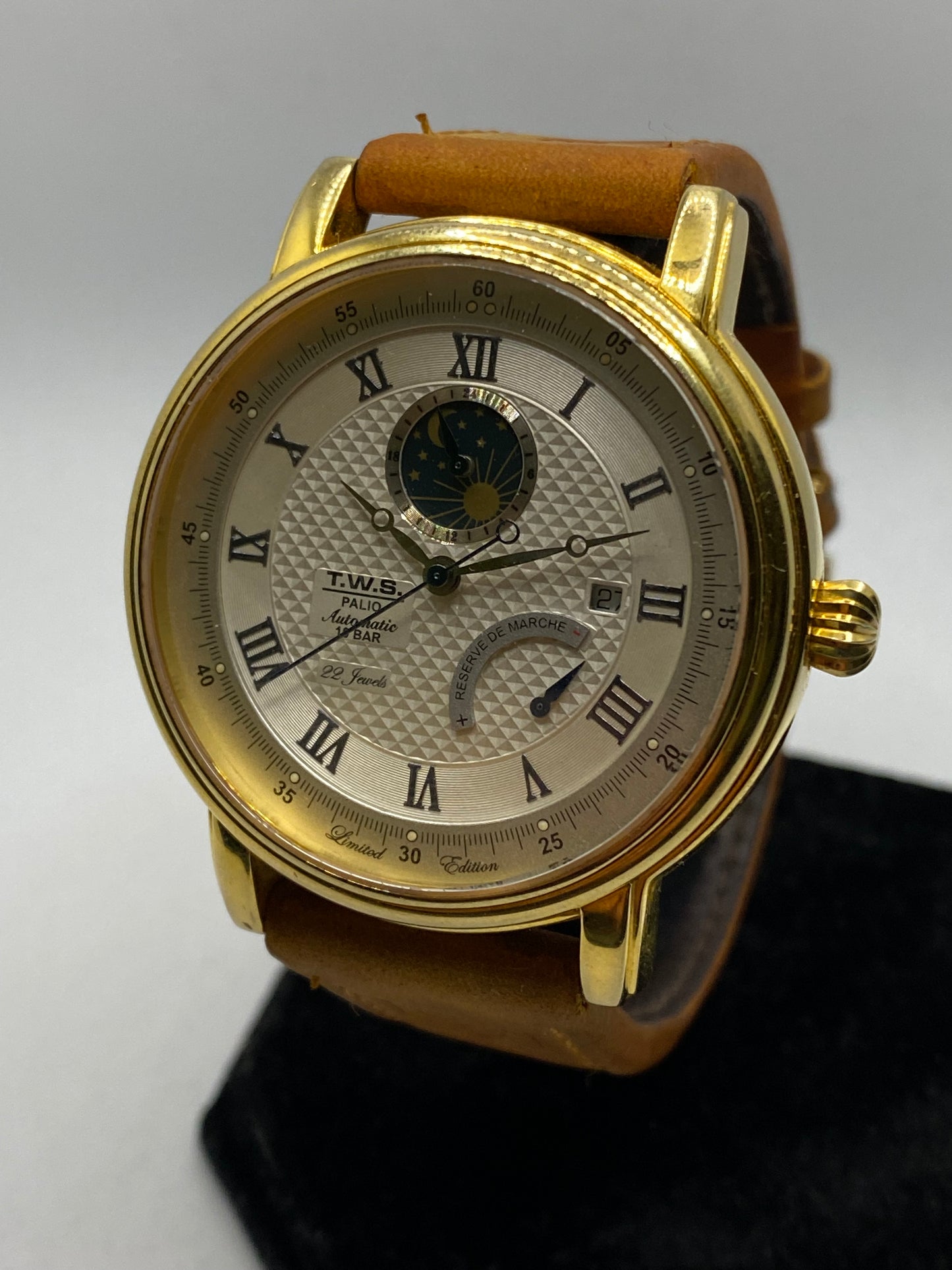 T.W.S Palio Automatic Power Reserve Moonphase Limited Edition