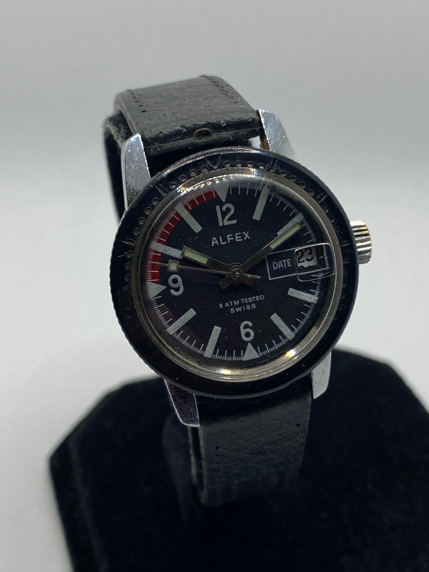 Alfex Diver 5ATM Tested Rare Vintage Watch