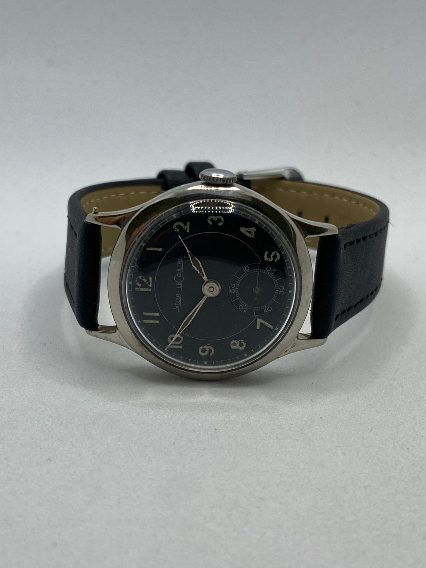 Jaeger LeCoultre Military WW2 Manual Wind Black Dial Men’s Watch