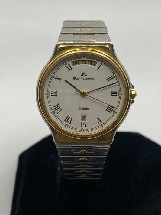 Maurice Lacroix Day Date 18K Solid Gold Bezel 97823