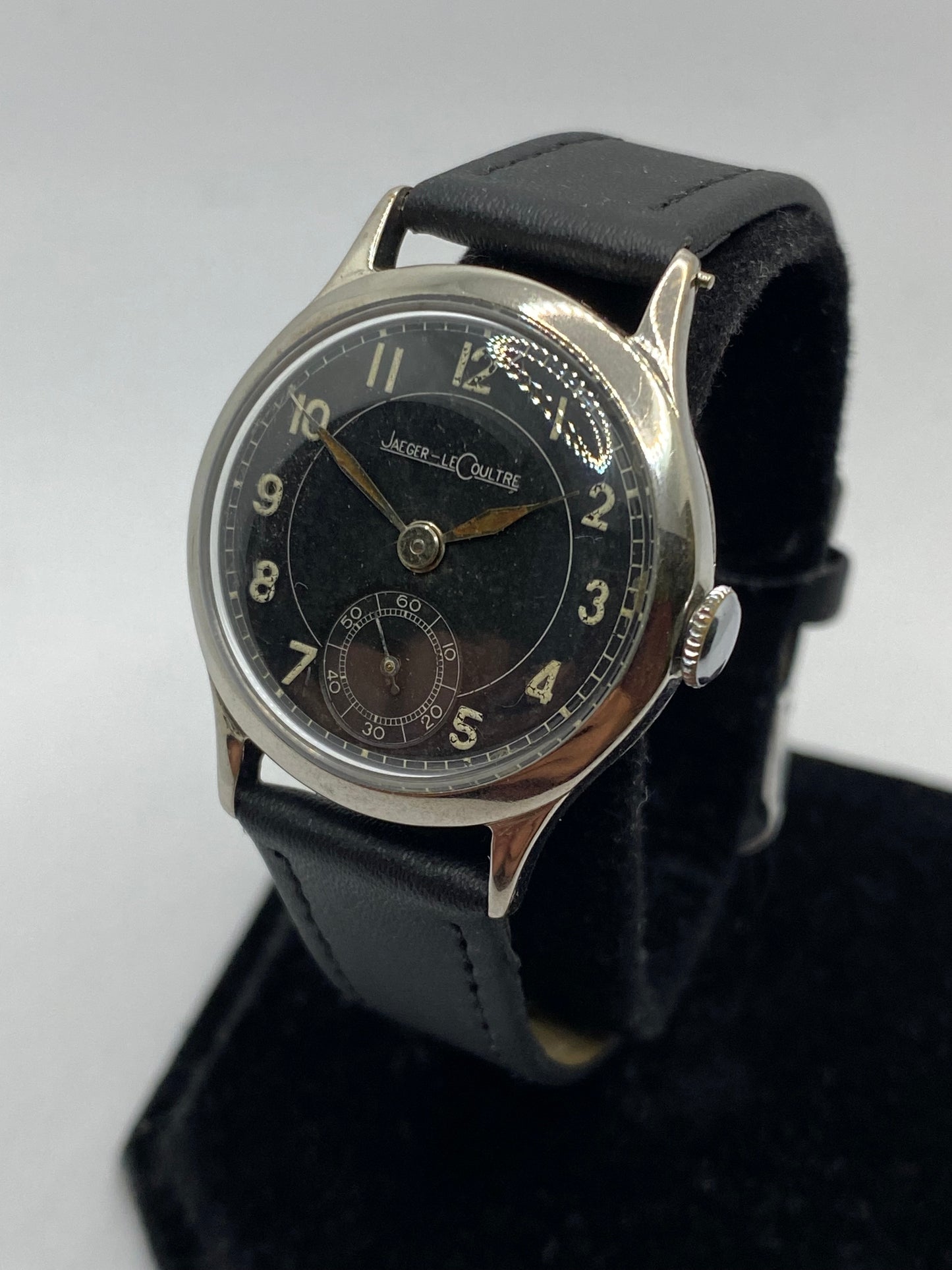 Jaeger LeCoultre Military WW2 Manual Wind Black Dial Men’s Watch