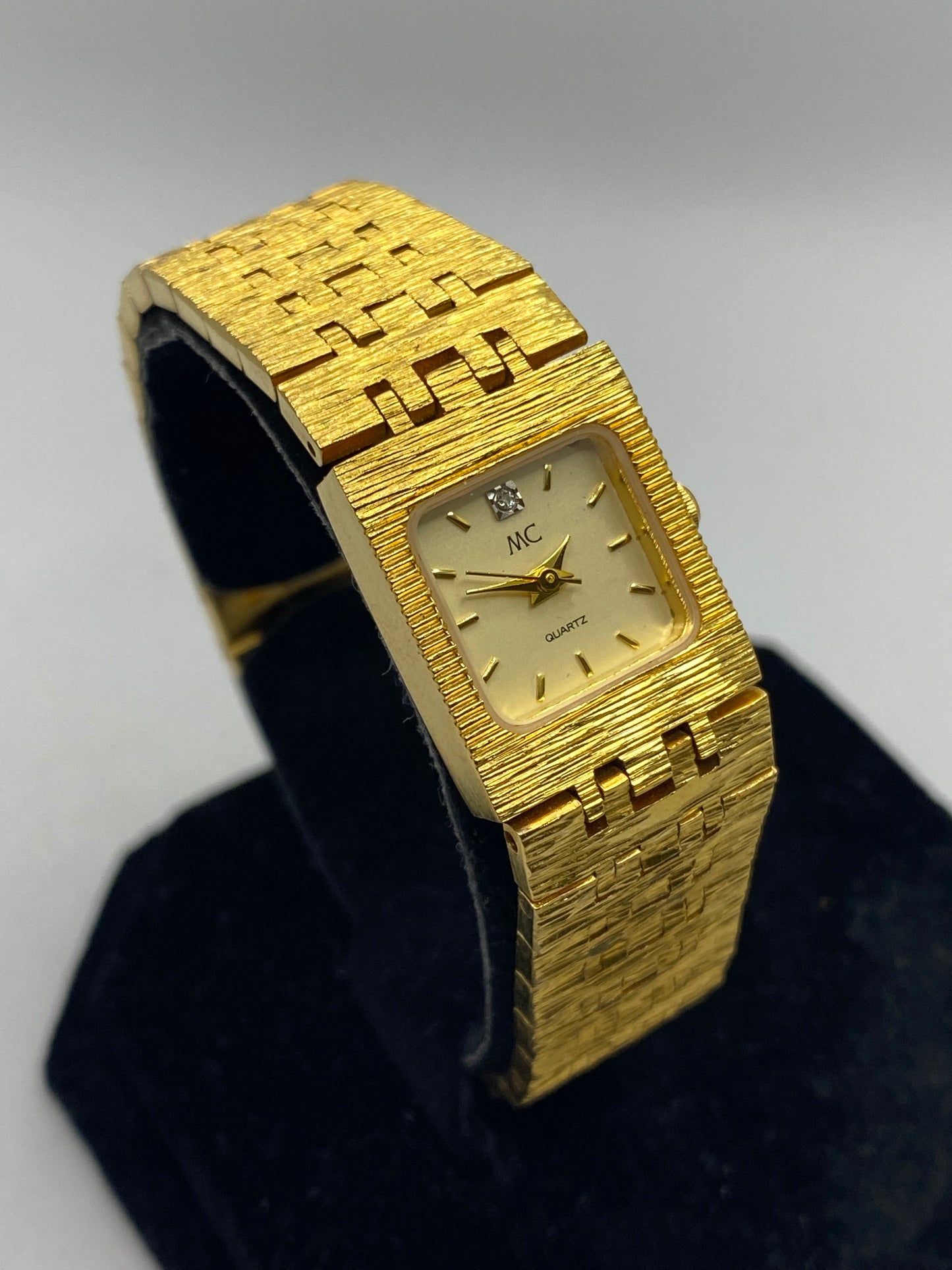 MC Diamond 18K Gold Plated Ladies Watch