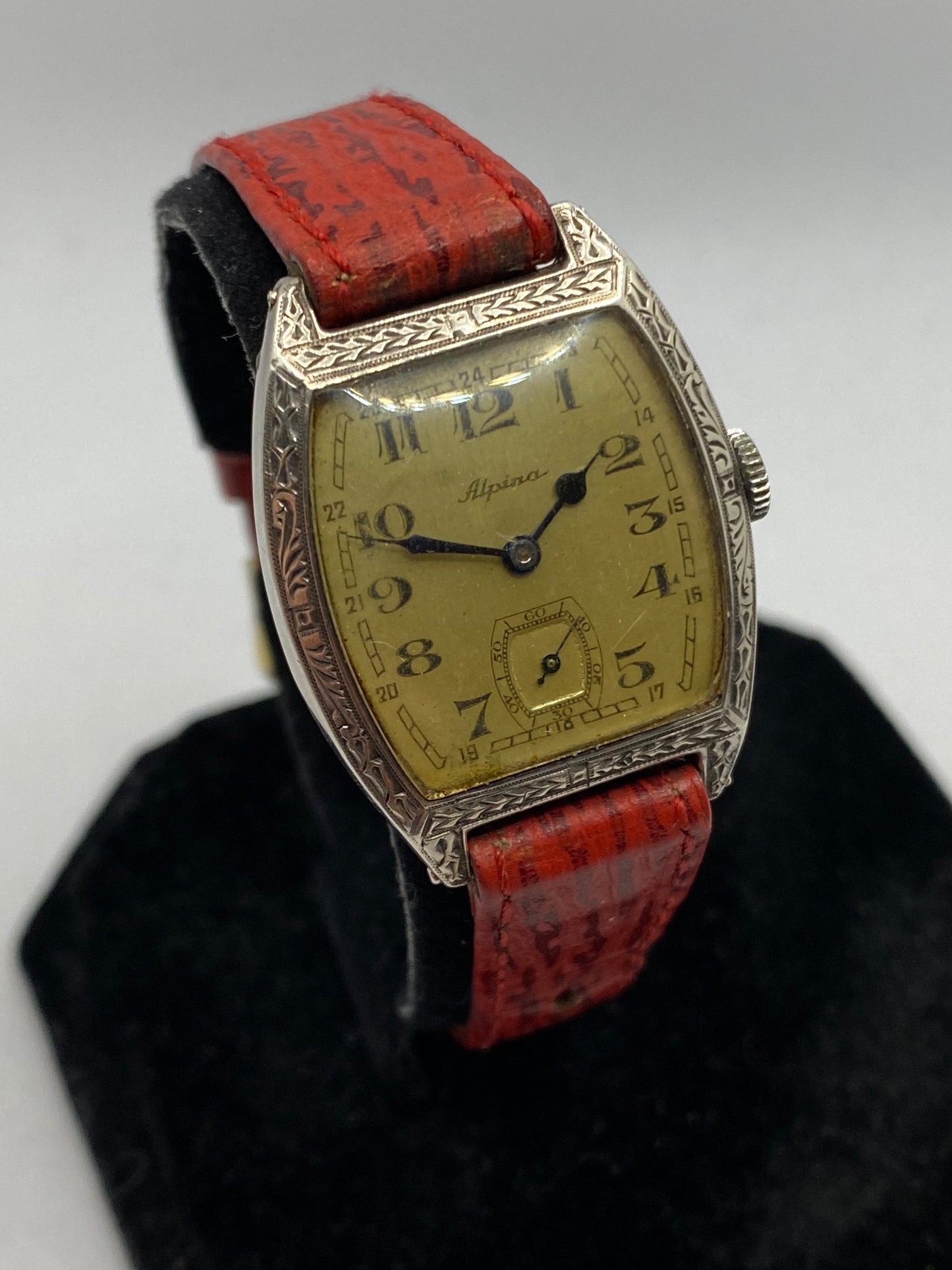 Alpina Art Deco Silver King Work Rare 40s Watch