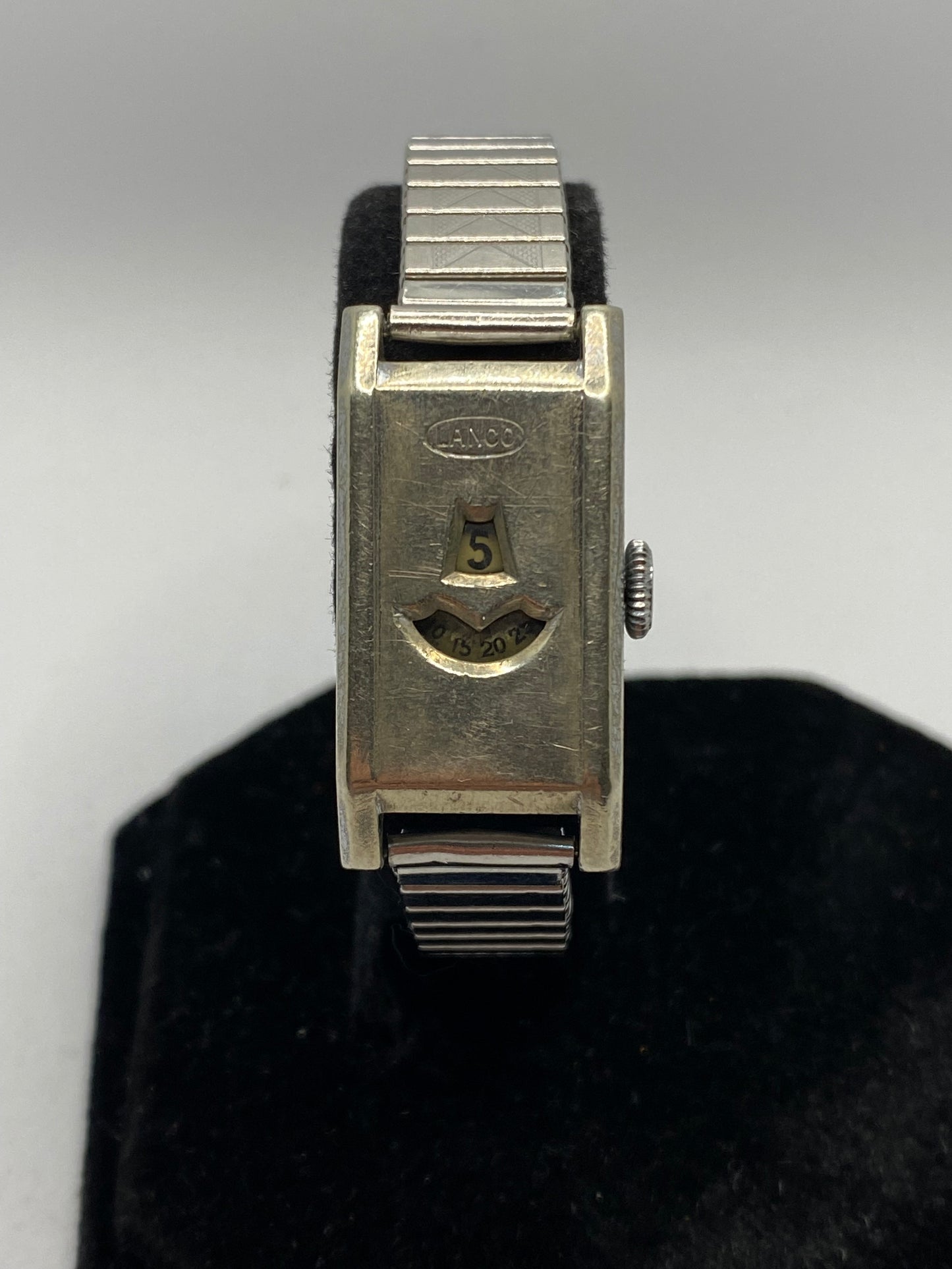 Lanco Jump Hour Direct Time Vintage Extremely Rare 30s Unisex Watch