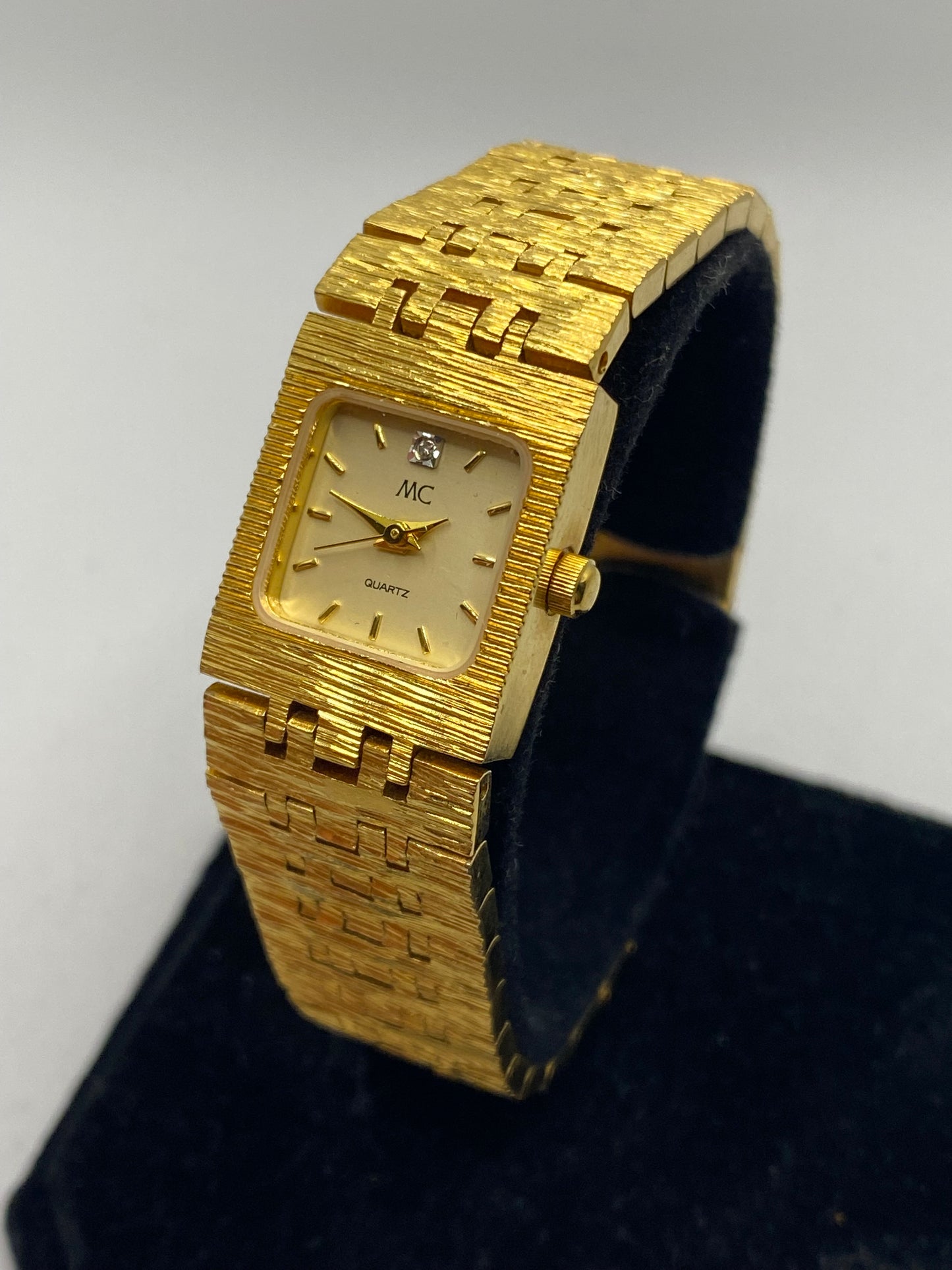 MC Diamond 18K Gold Plated Ladies Watch