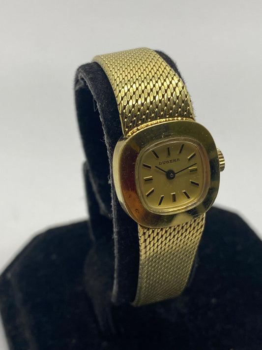 Dugena All Gold Plated Manual Wind Vintage 60s Ladies Watch