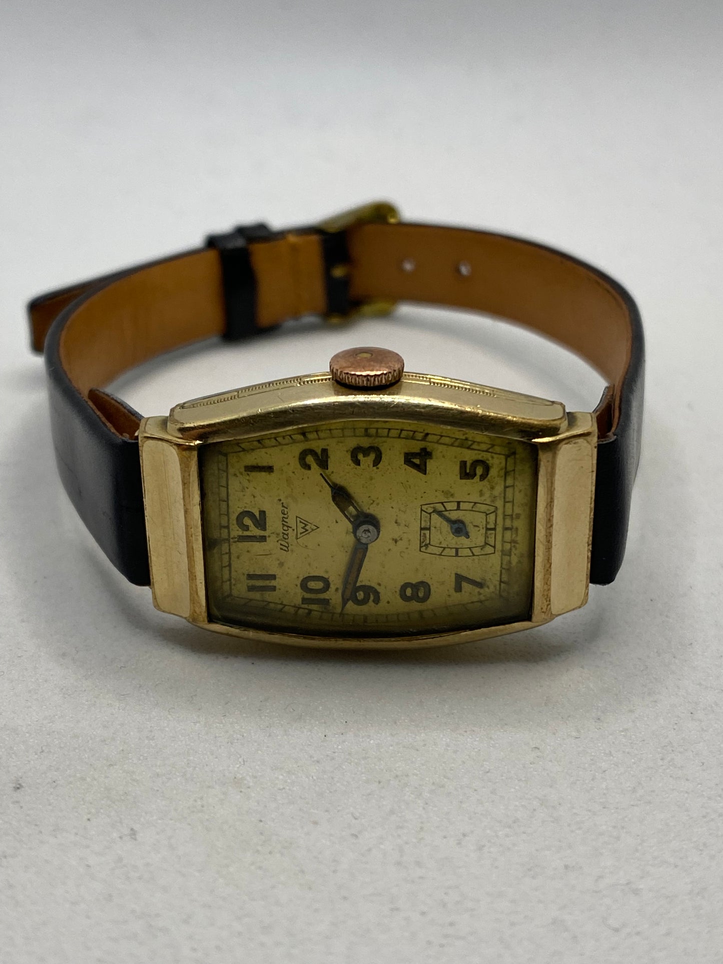 Wagner Military WW2 1940s Art Deco Vintage Watch