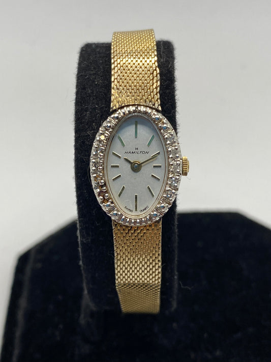 Hamilton Diamond Art Deco Ladies Luxury Watch