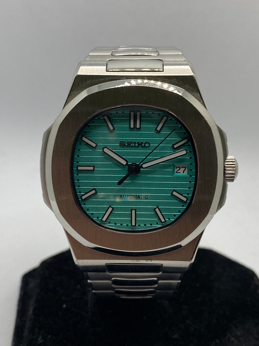 Seiko Automatic NH35 Mod Tiffany Blue Dial