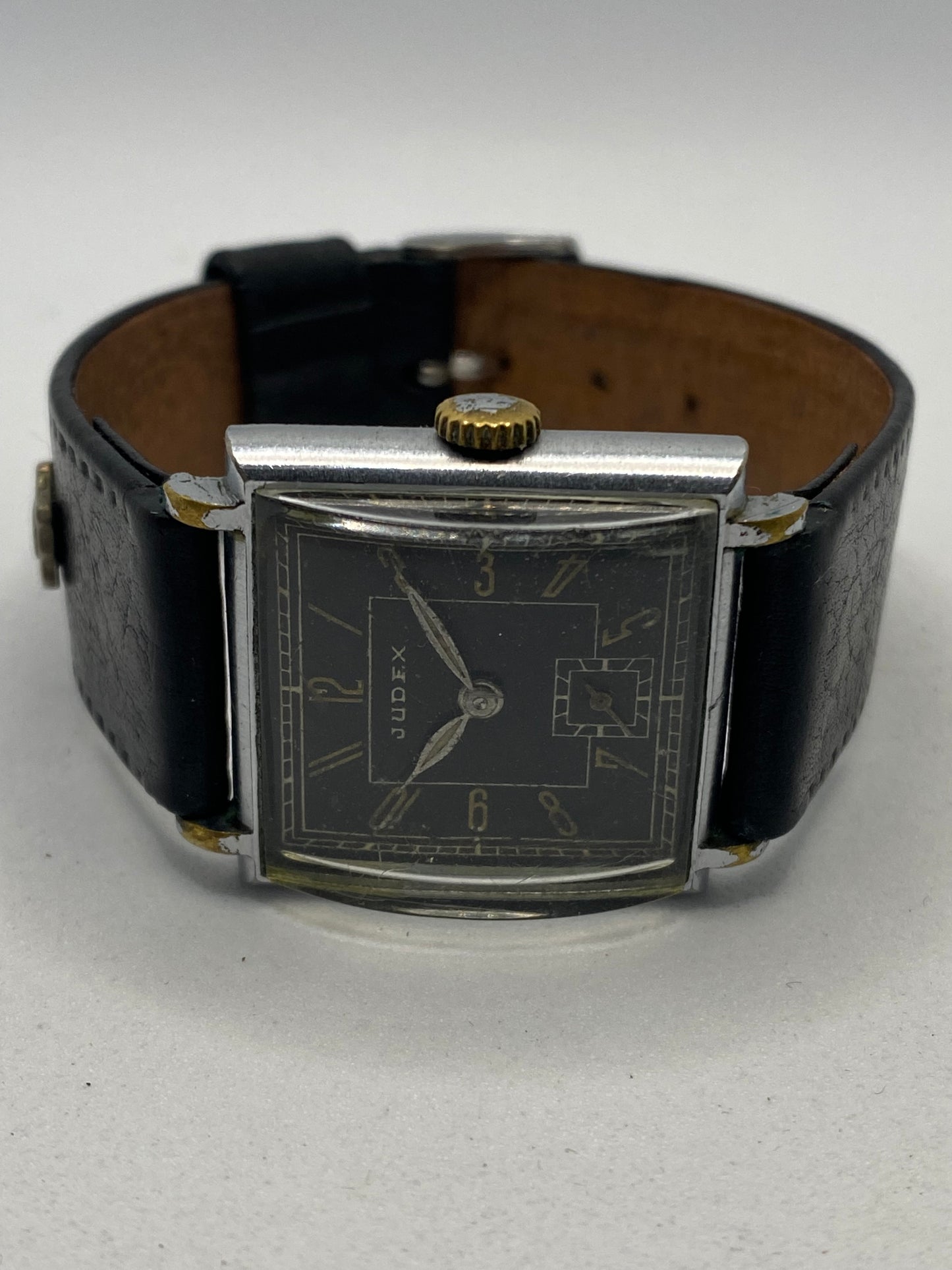 Judex Art Deco Military WW2 Black Dial Vintage Watch