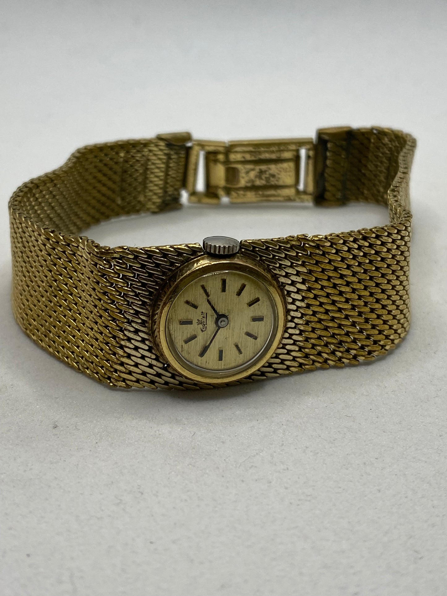 Exquisit Luxury 18K Gold Plated Vintage Ladies Watch