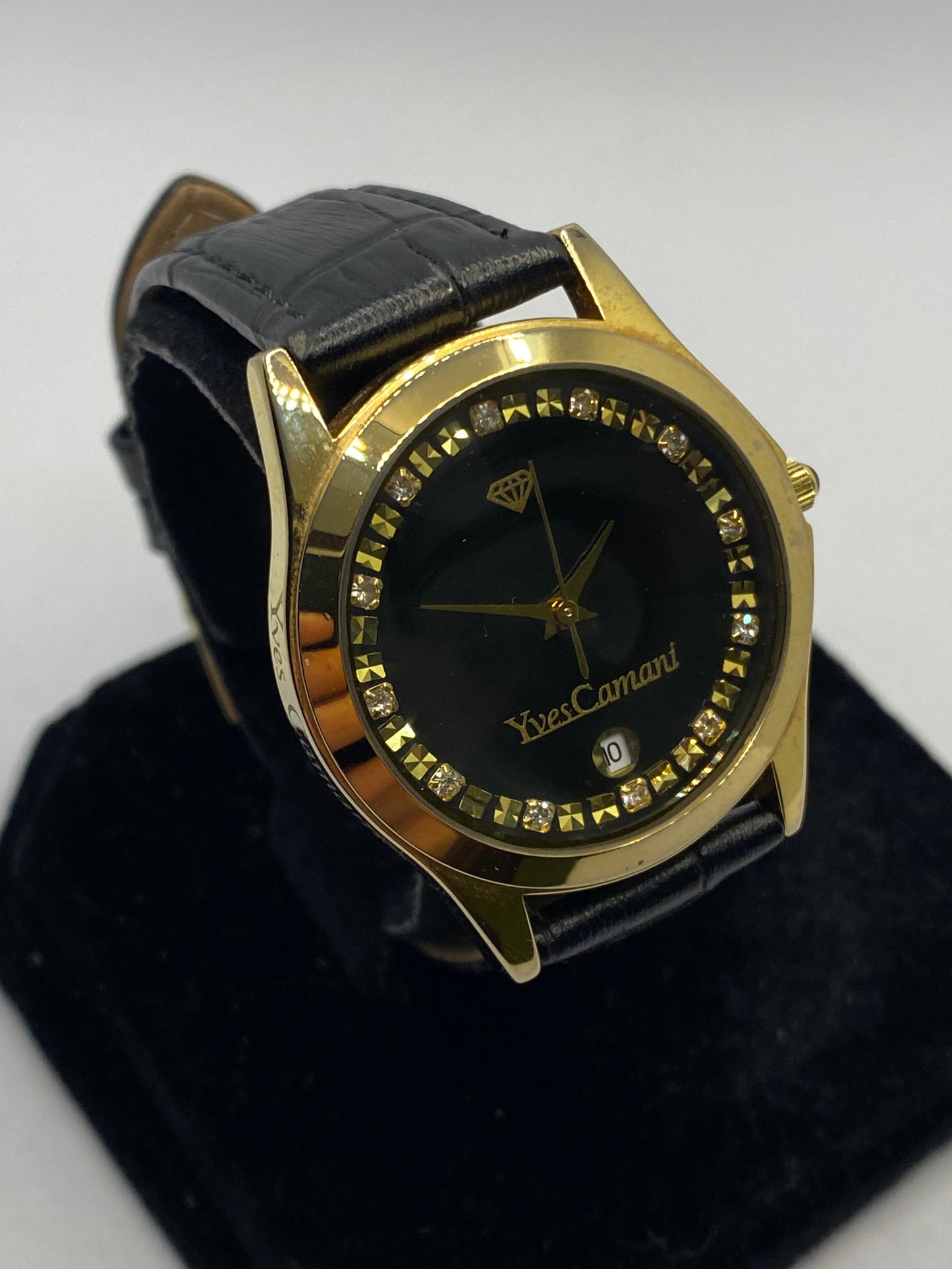 Yves Camani with Swarovski Crystals Gold Plated Ladies Watch