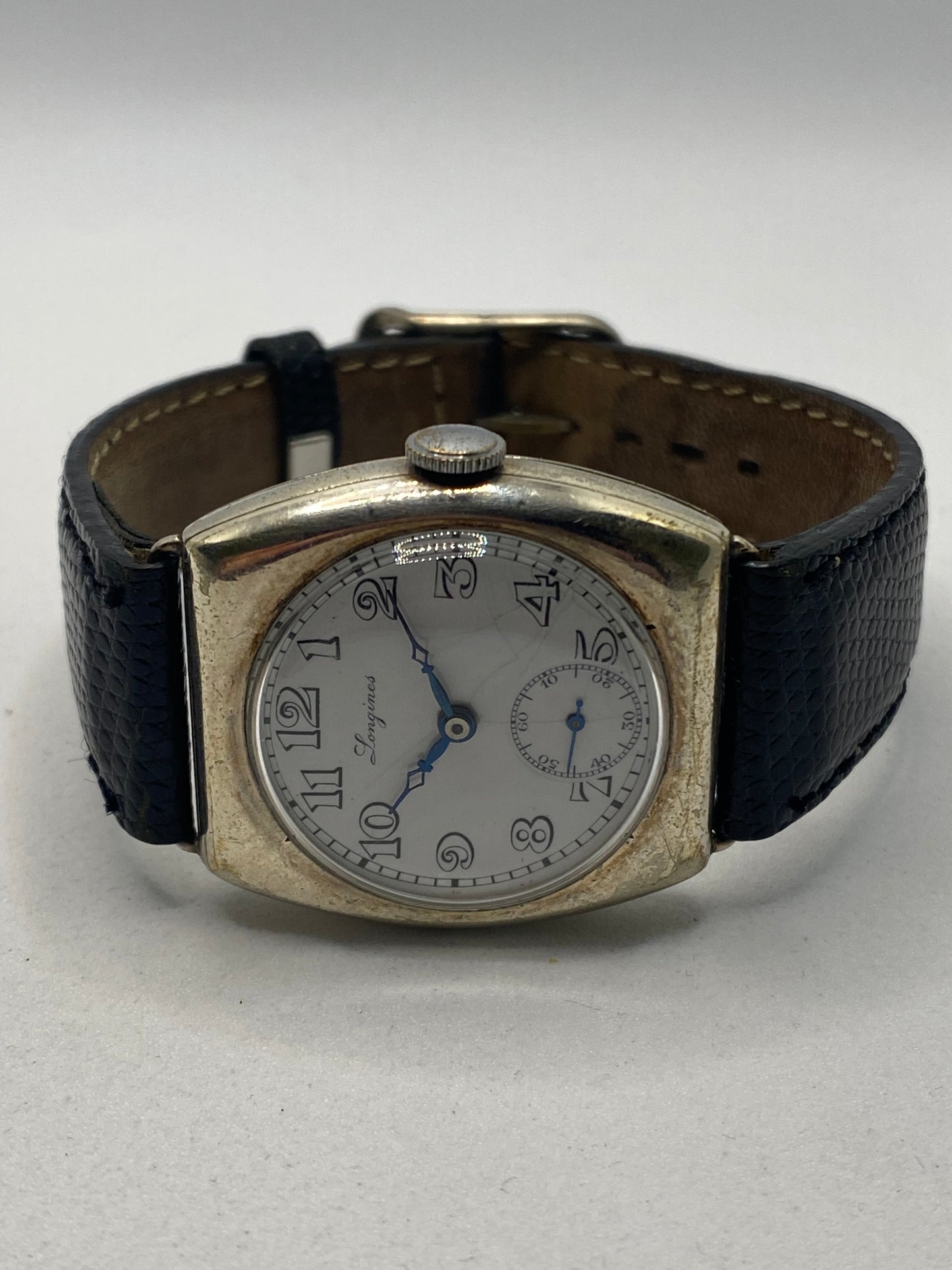 Longines WW1 Officer Trench Silver Watch