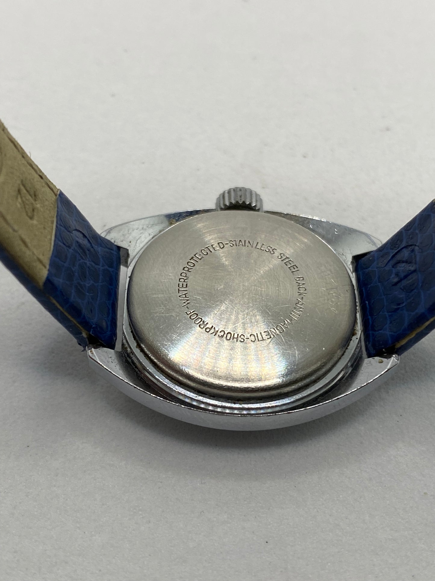 Emes Blue Dial Manual Wind 60s Ladies Watch