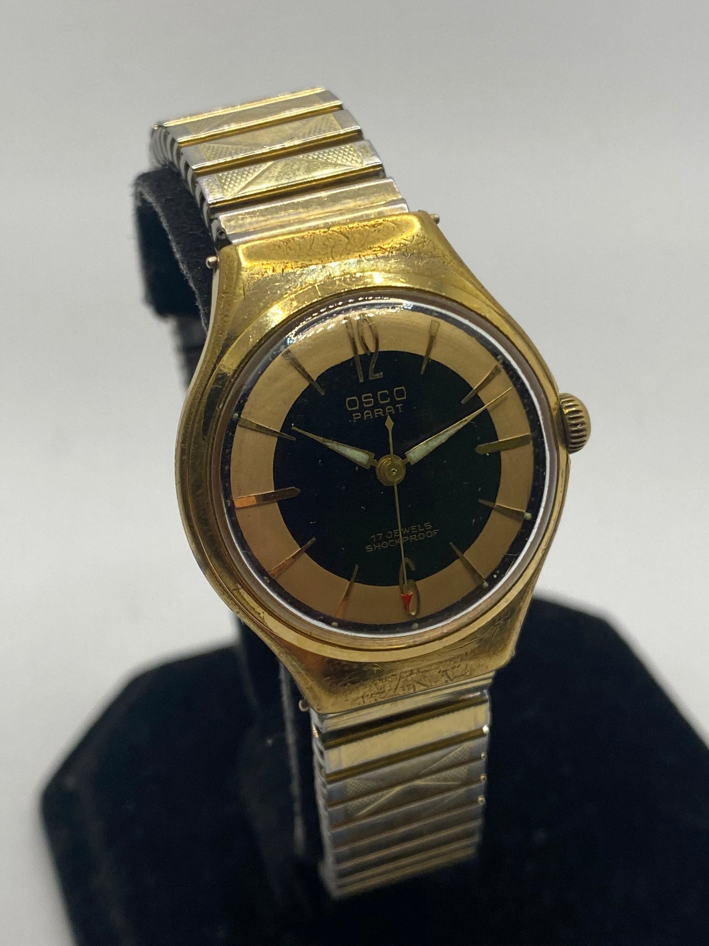 Osco Parat Bullseye Gold Plated Unisex Watch