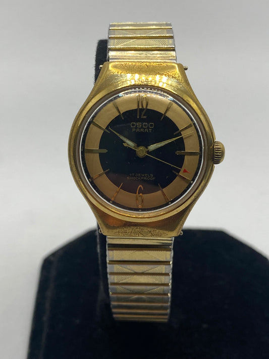 Osco Parat Bullseye Gold Plated Unisex Watch