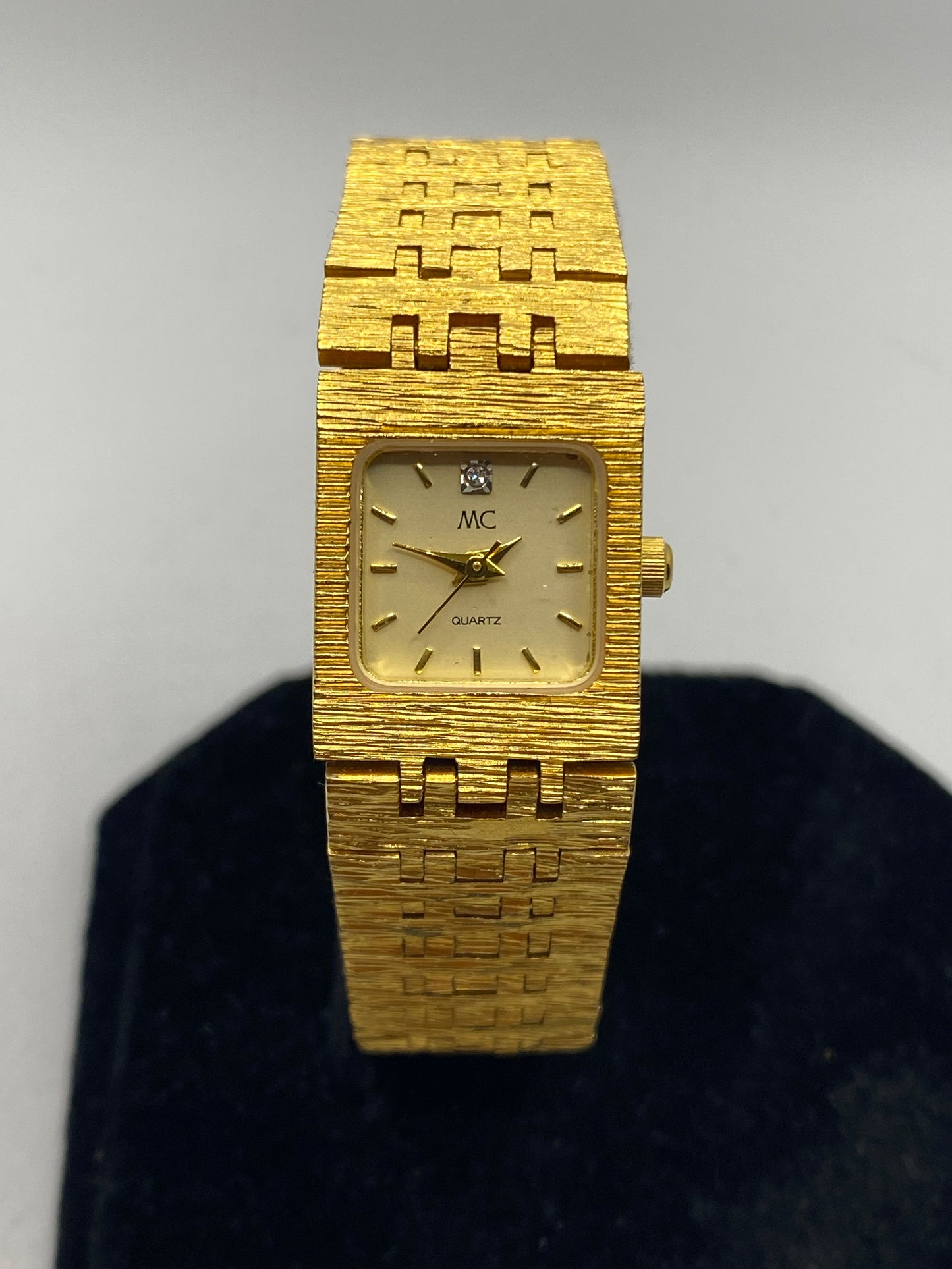 MC Diamond 18K Gold Plated Ladies Watch