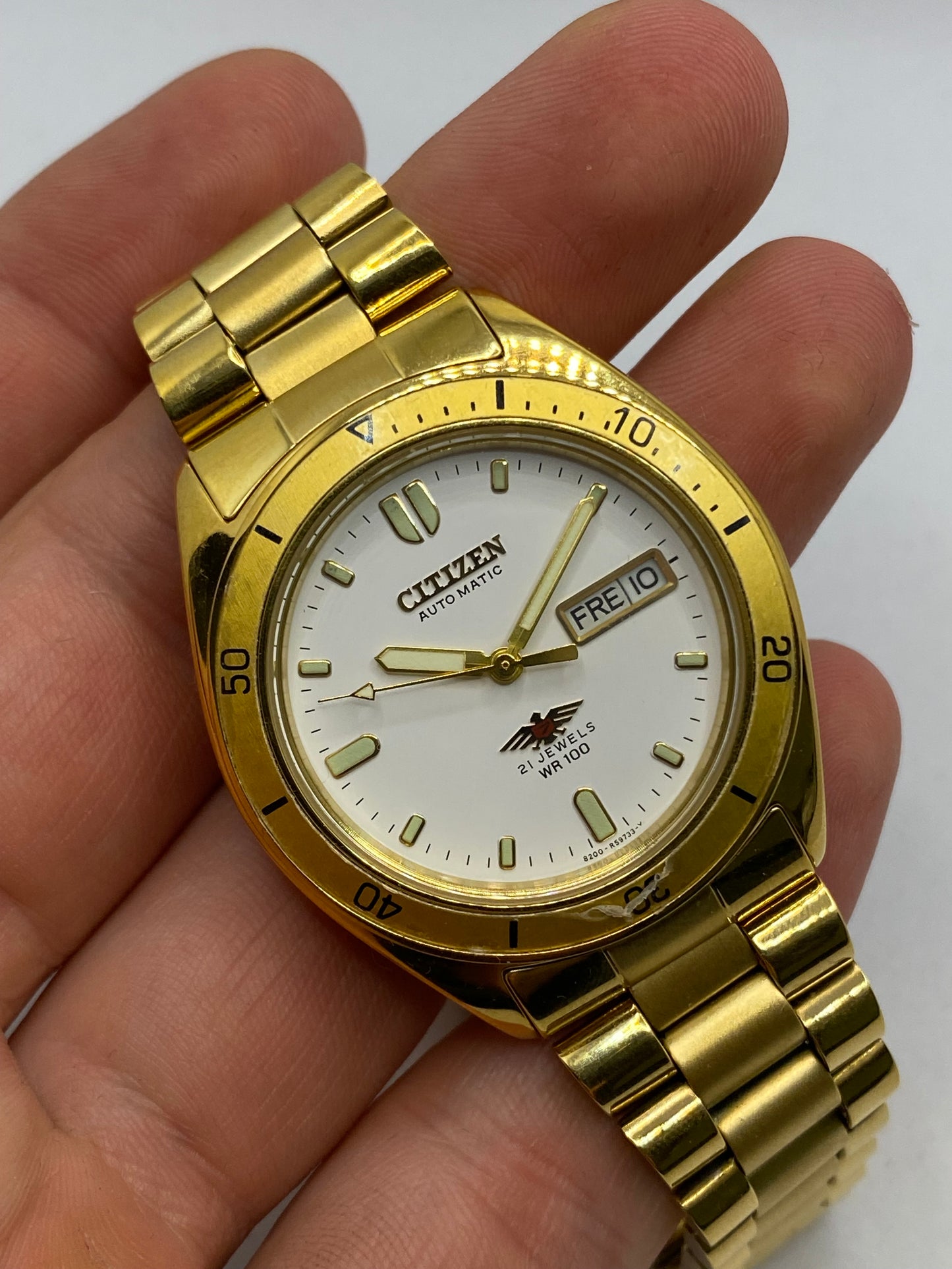 Citizen Automatic 21 Jewels 10ATN All Gold Plated