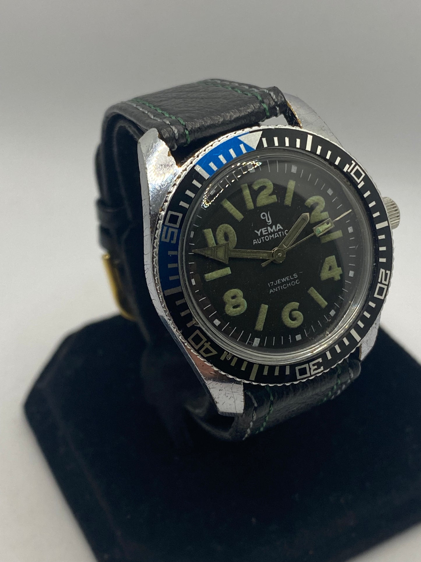 Yema Automatic Diver 17 Jewels 36mm Men’s Watch