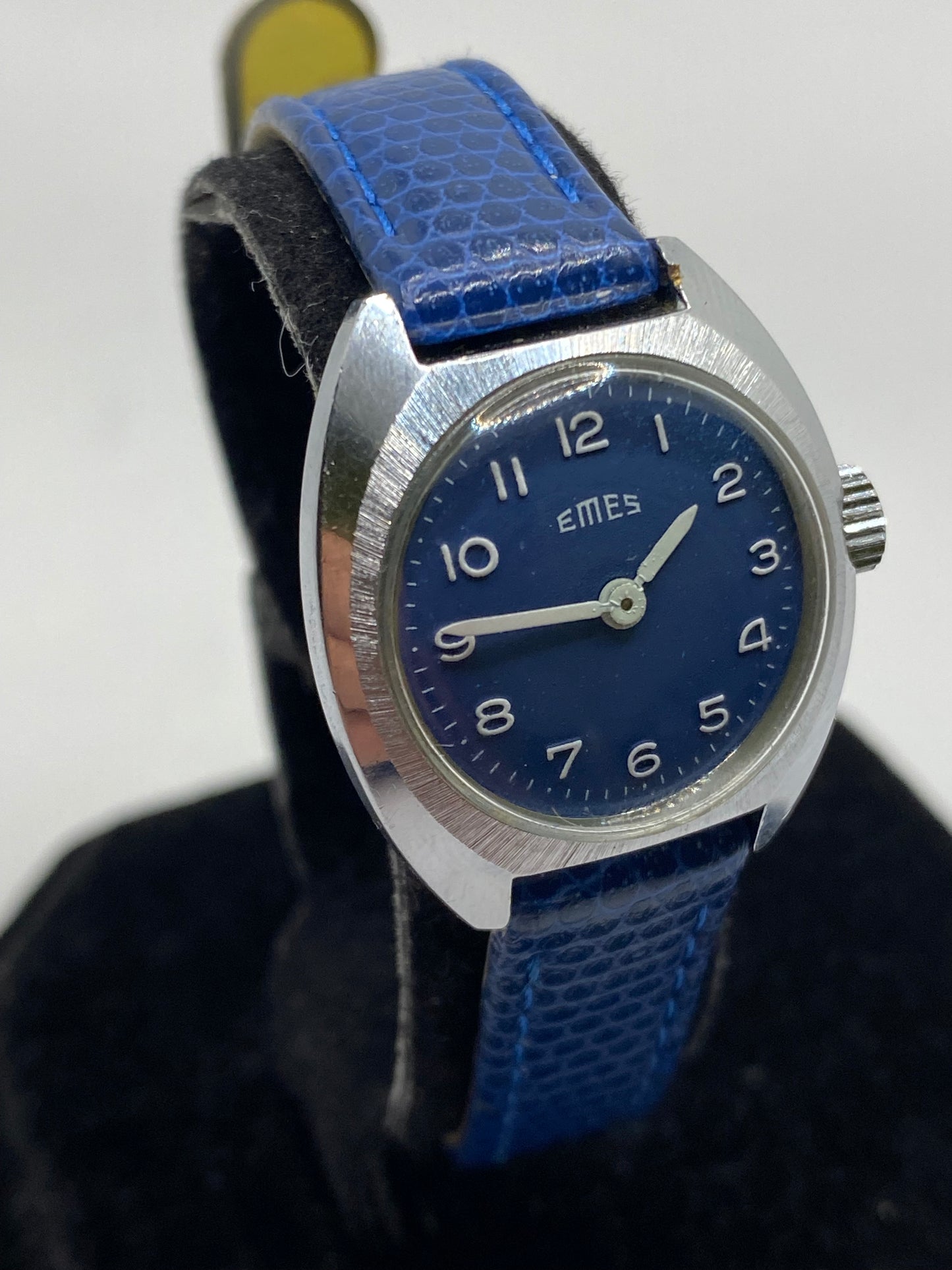 Emes Blue Dial Manual Wind 60s Ladies Watch