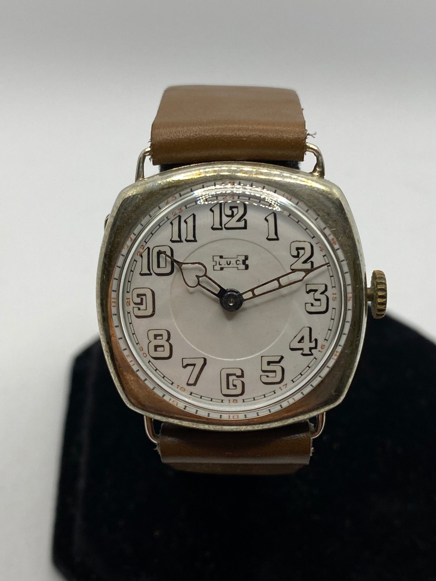 Chopard L.U.C. Military WW1 Silver Extremely Rare Watch