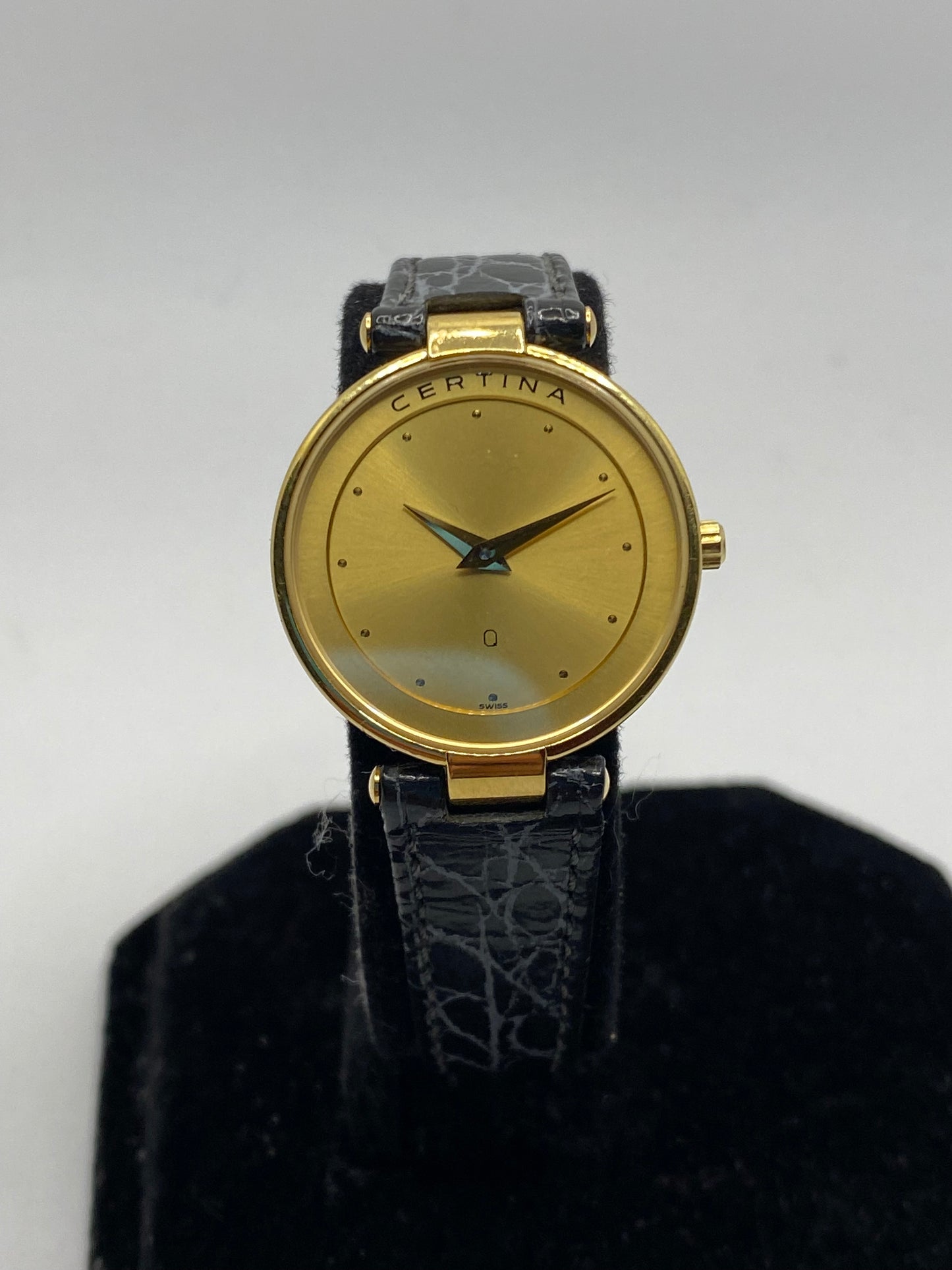 Certina Q Gold Plated Ladies Watch