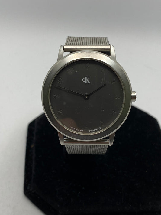 CK Calvin Klein 10ATM Ultra Thin 4,9mm All Stainless Steel Vintage 90s