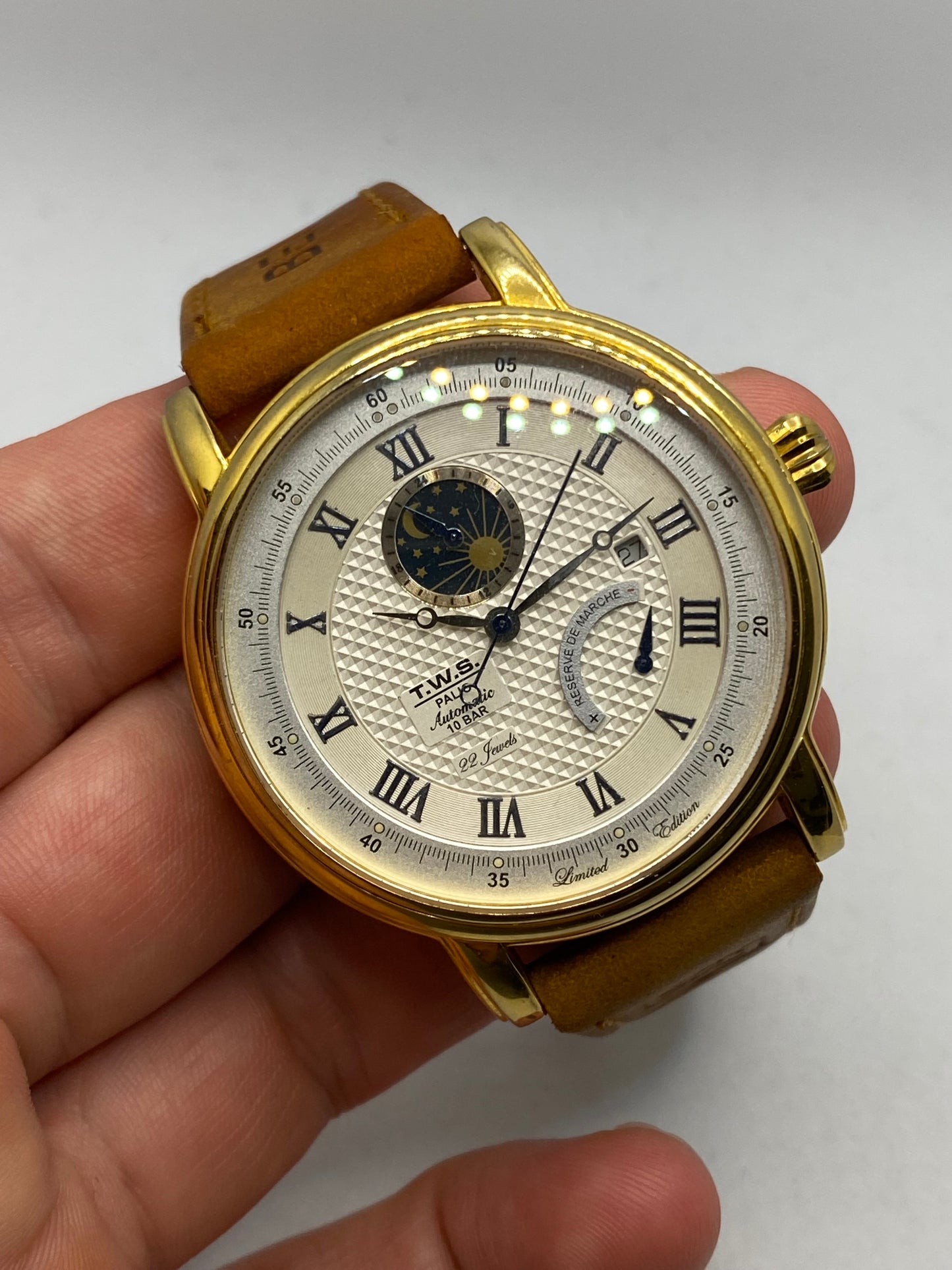 T.W.S Palio Automatic Power Reserve Moonphase Limited Edition