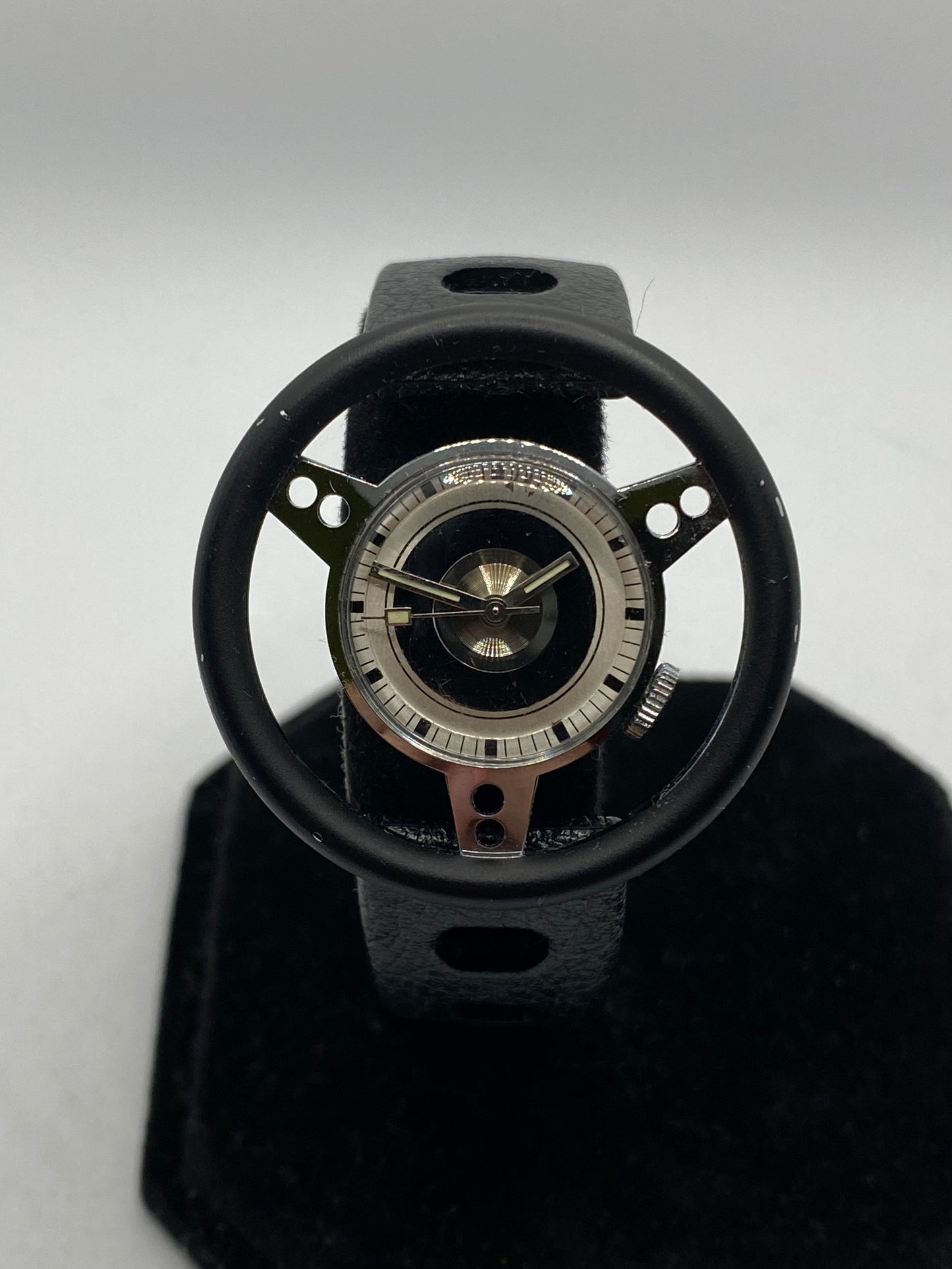 Old England Steering Wheel Manual Wind Rare Vintage Watch