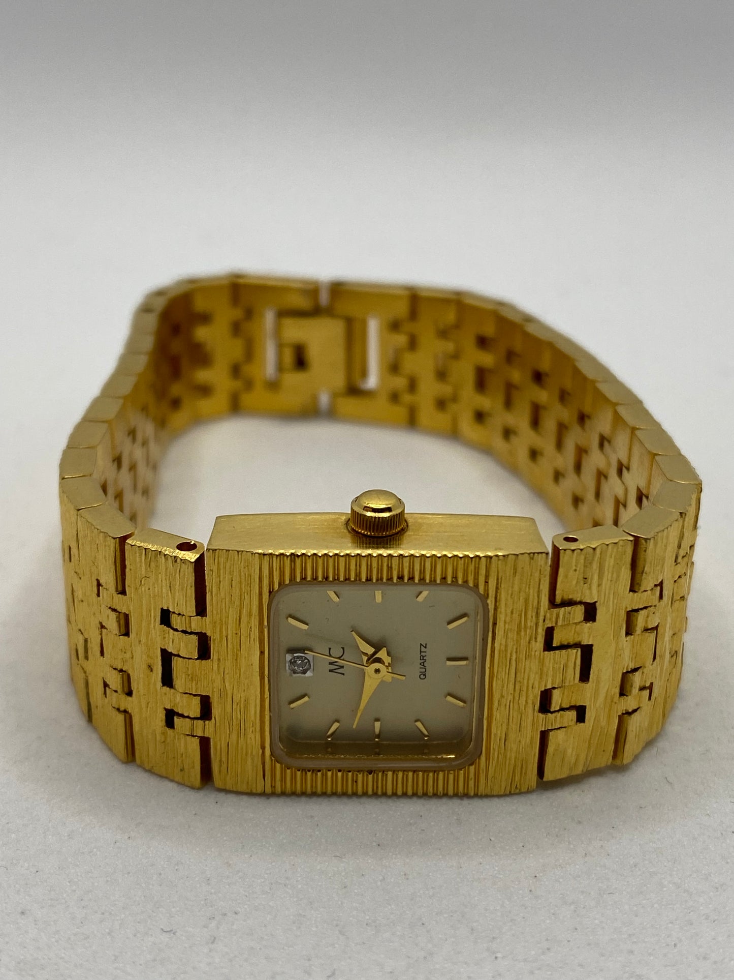 MC Diamond 18K Gold Plated Ladies Watch