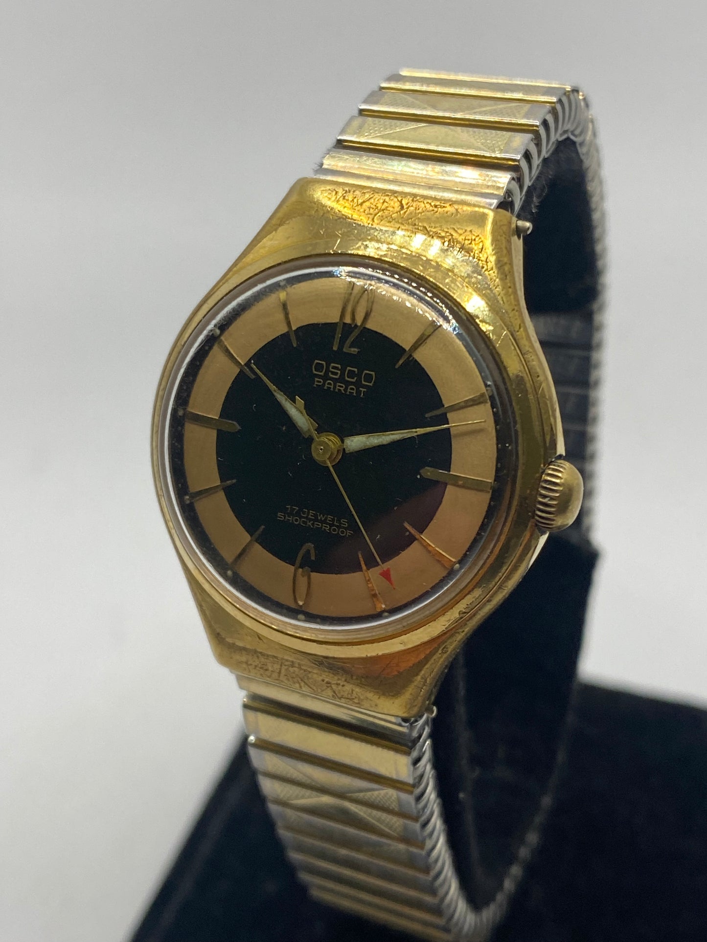 Osco Parat Bullseye Gold Plated Unisex Watch