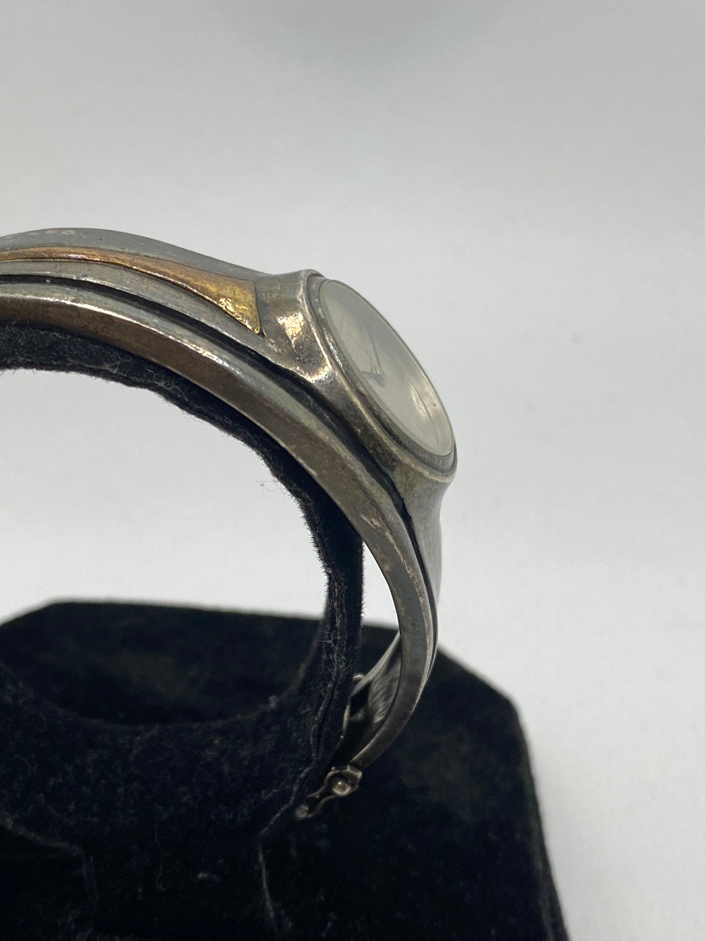 Silver and Solid Gold 14K Vintage Rare Ladies Watch