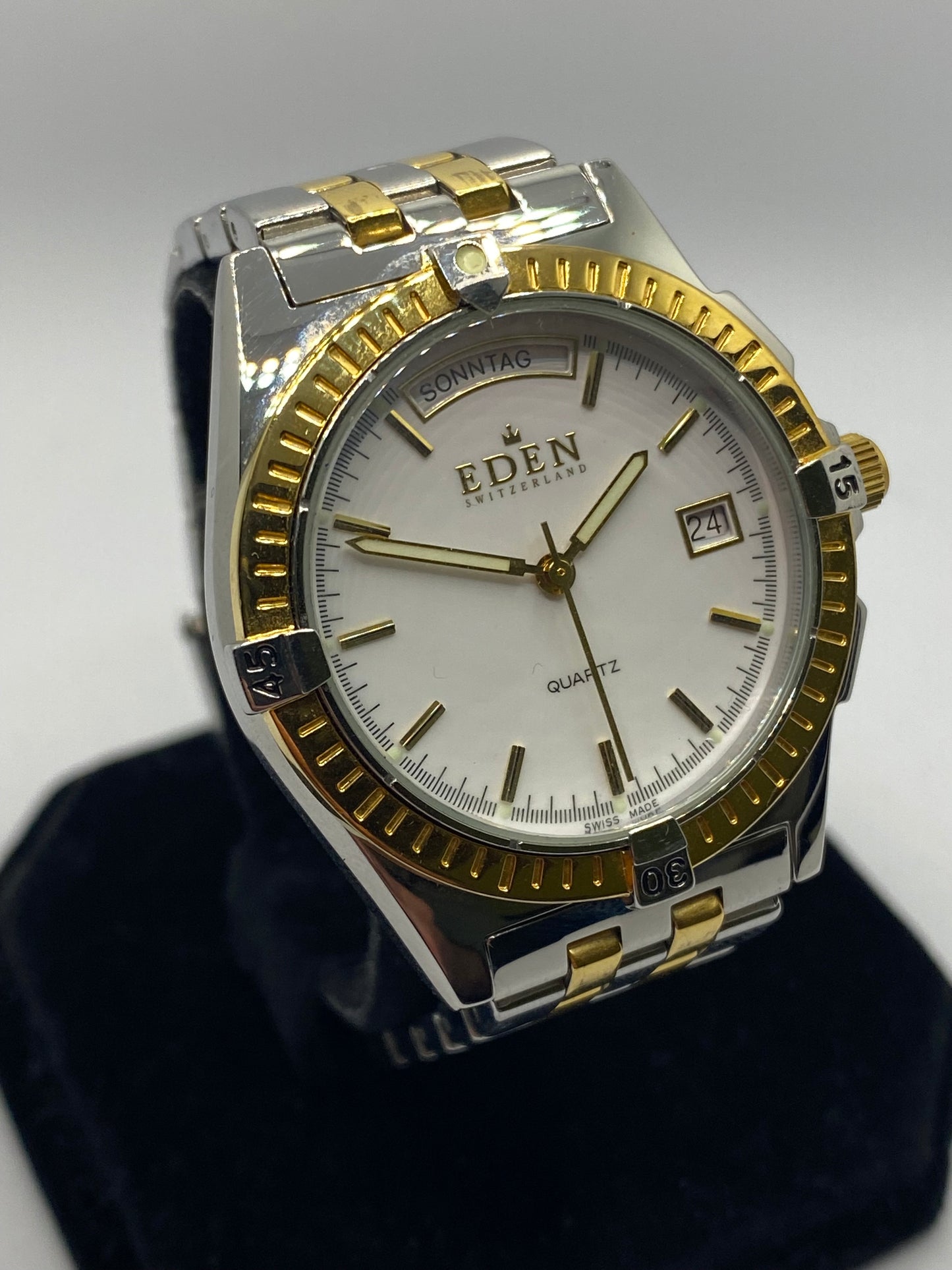 Eden Day Date Gold/Steel FULL SET