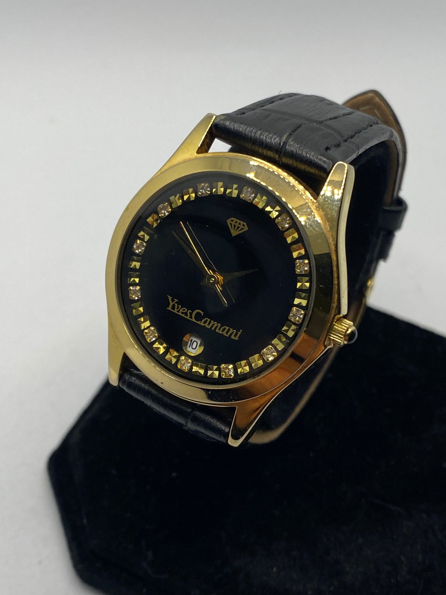 Yves Camani with Swarovski Crystals Gold Plated Ladies Watch