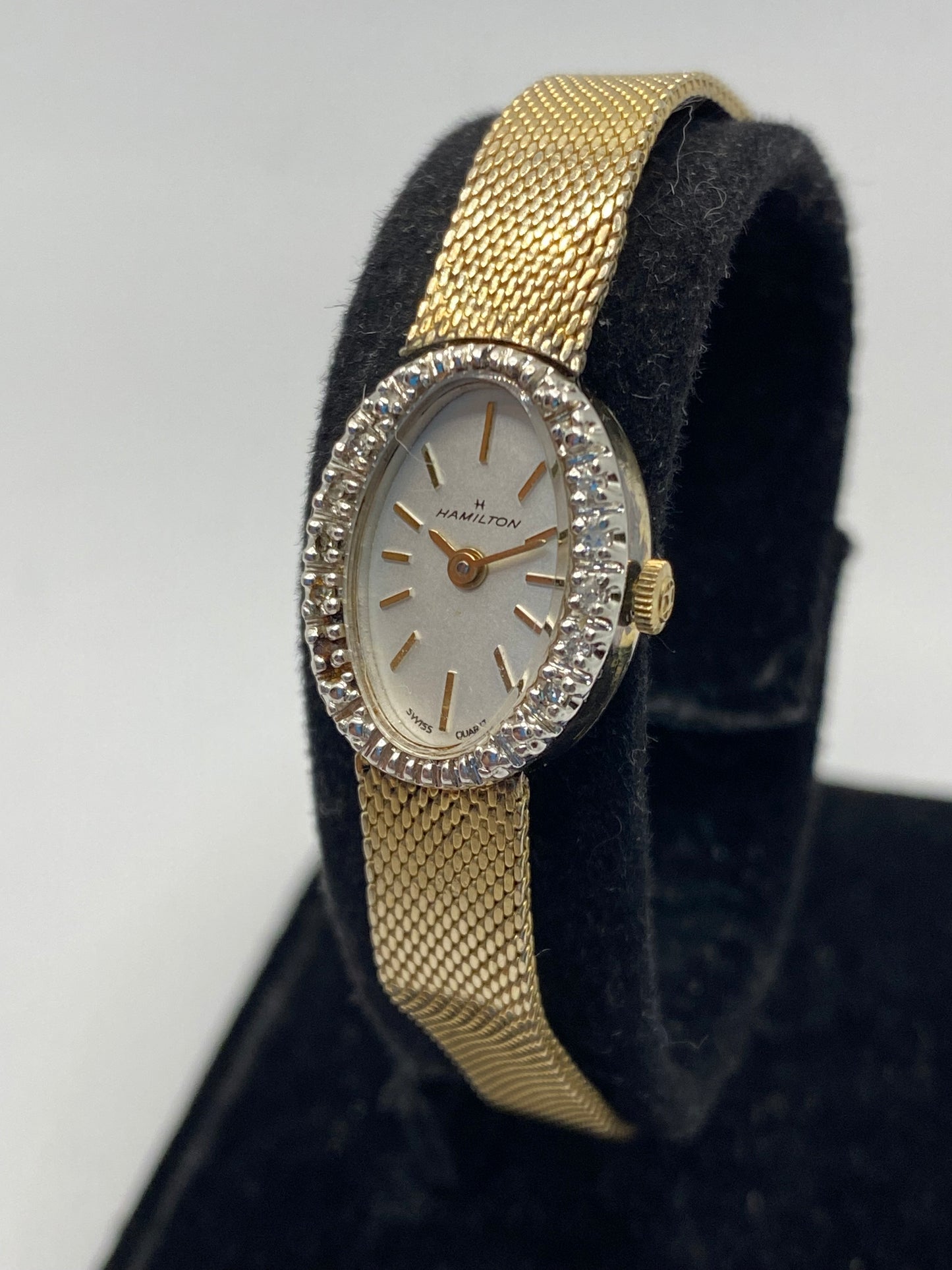 Hamilton Diamond Art Deco Ladies Luxury Watch