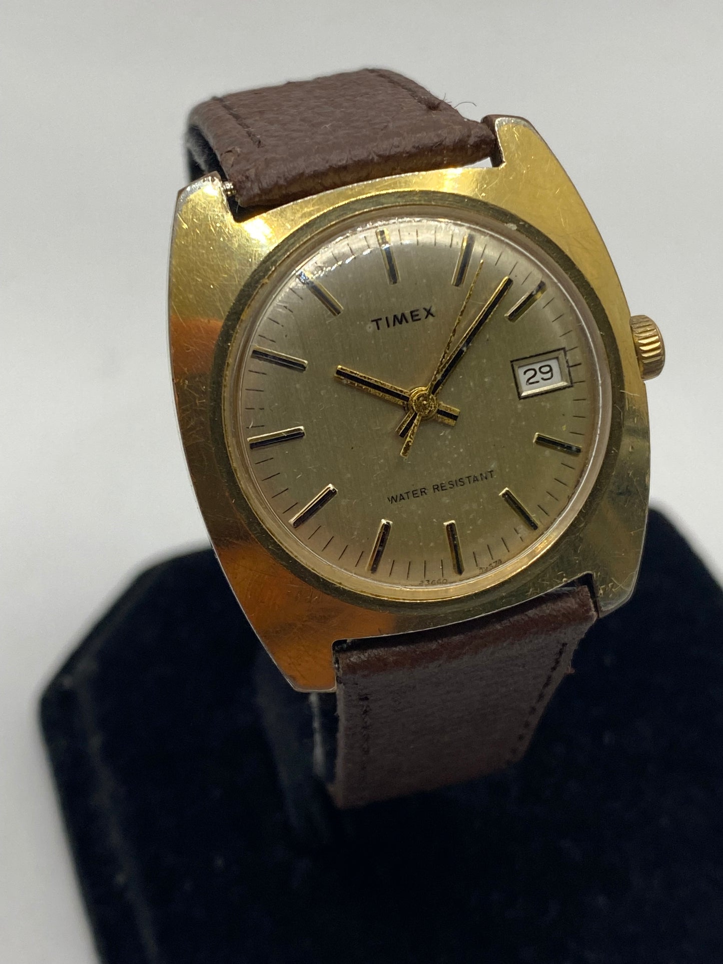 Timex Manual Wind Gold Plated Men’s Watch