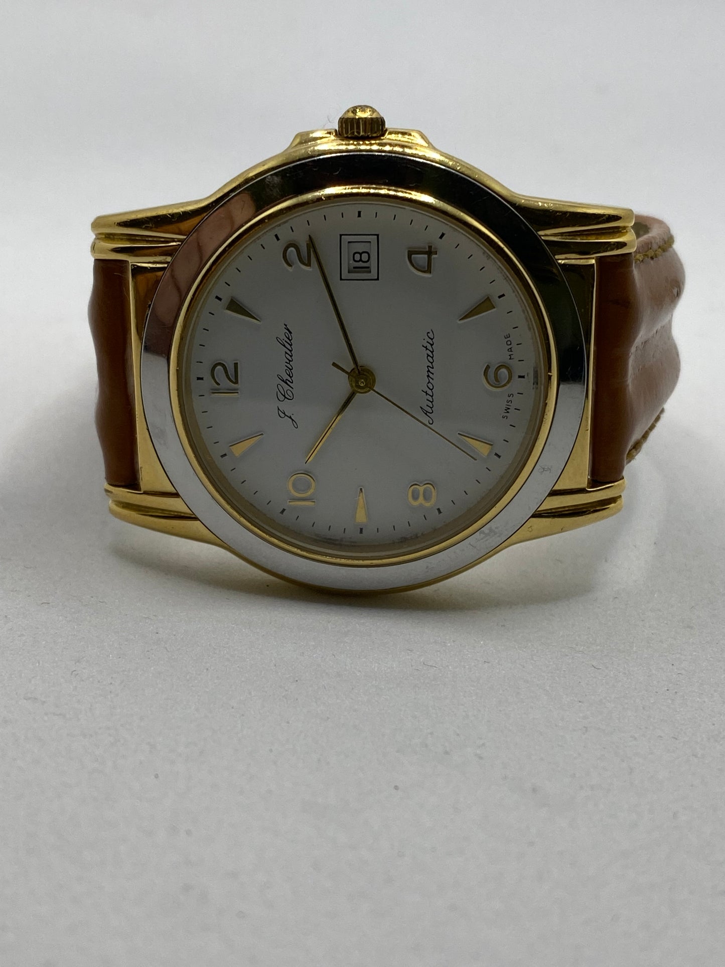 J. Chevalier Automatic Eta 2824-2 Gold/Steel Luxury Watch