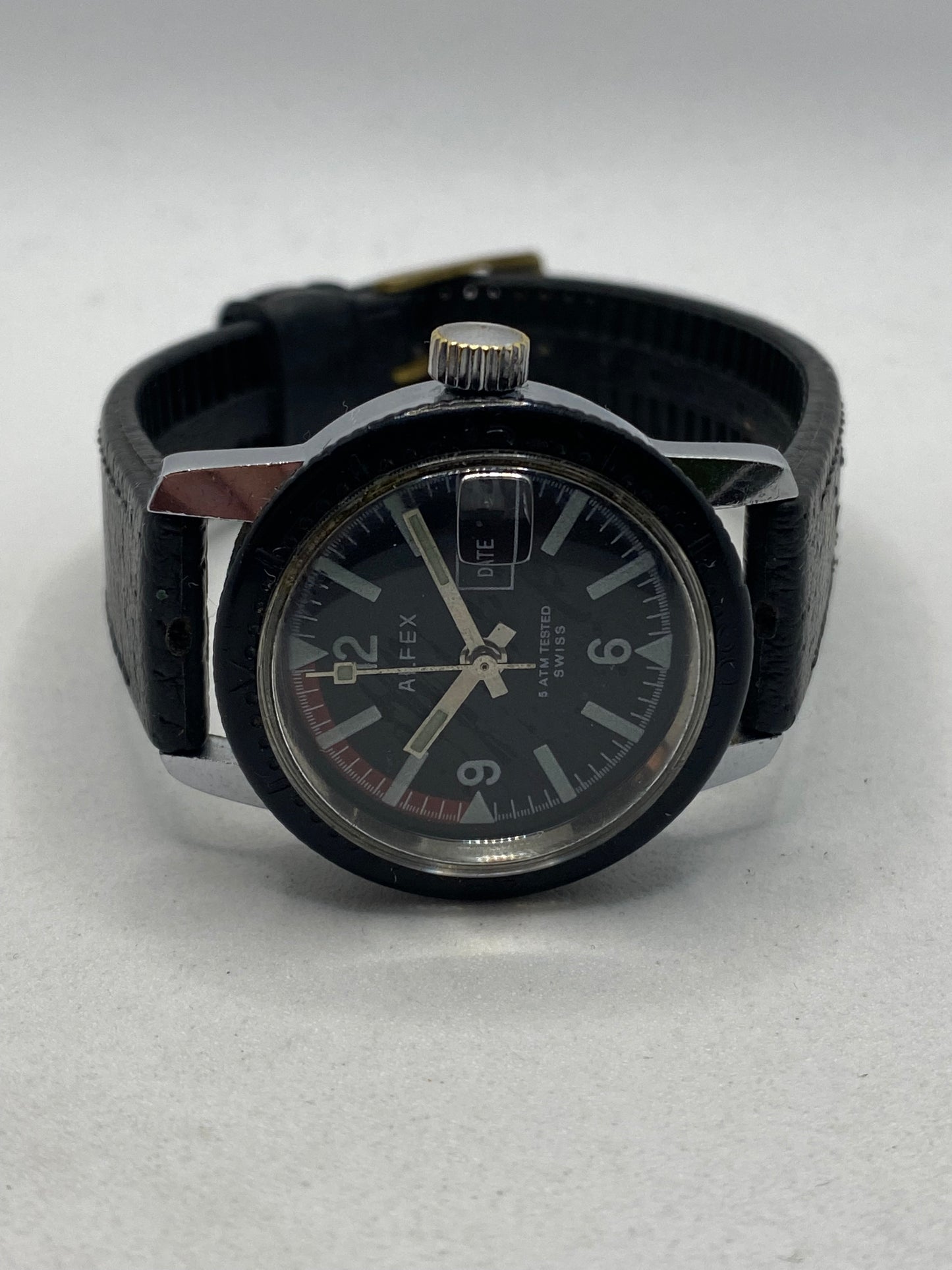 Alfex Diver 5ATM Tested Rare Vintage Watch