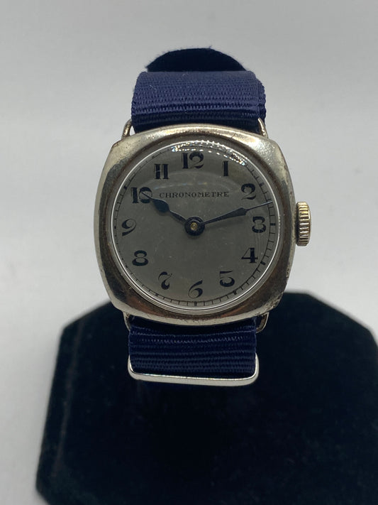 Chronometre WW1 Military 1920s Rare Watch