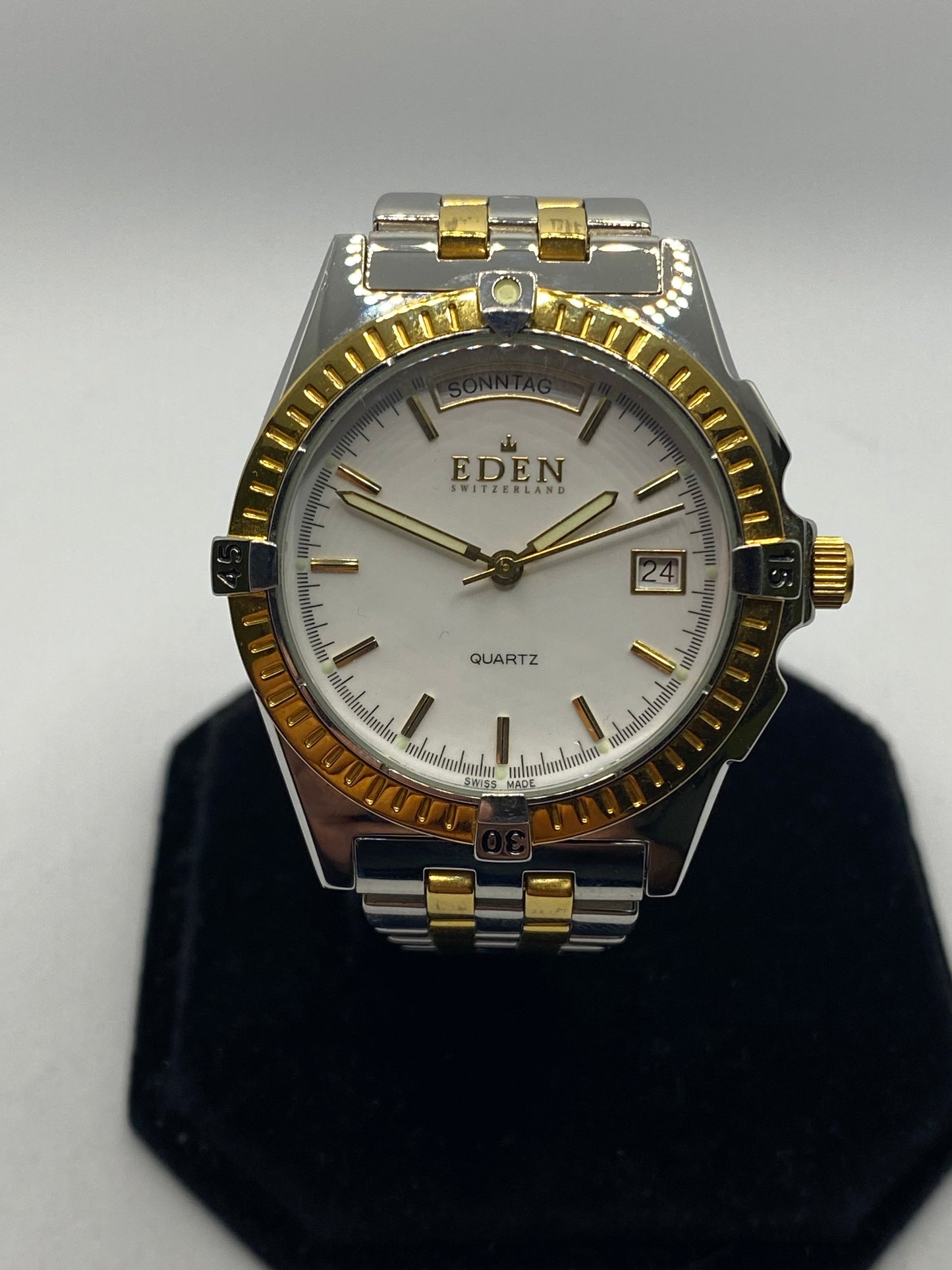 Eden Day Date Gold/Steel FULL SET