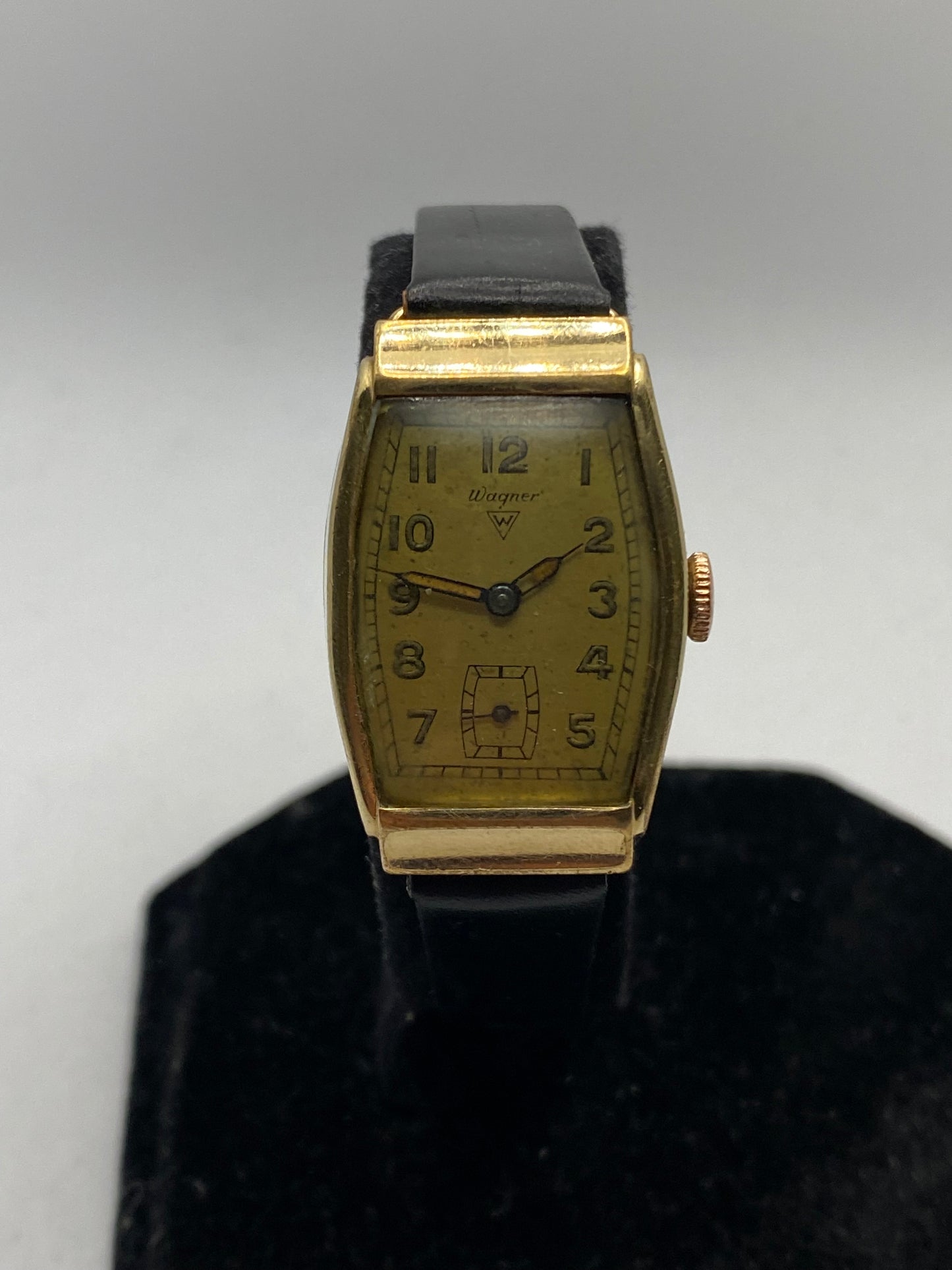 Wagner Military WW2 1940s Art Deco Vintage Watch