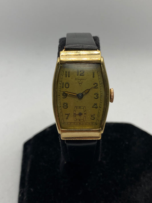 Wagner Military WW2 1940s Art Deco Vintage Watch