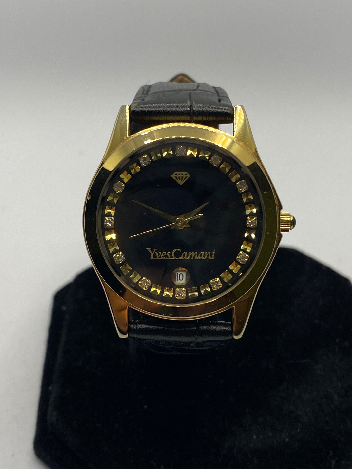 Yves Camani with Swarovski Crystals Gold Plated Ladies Watch