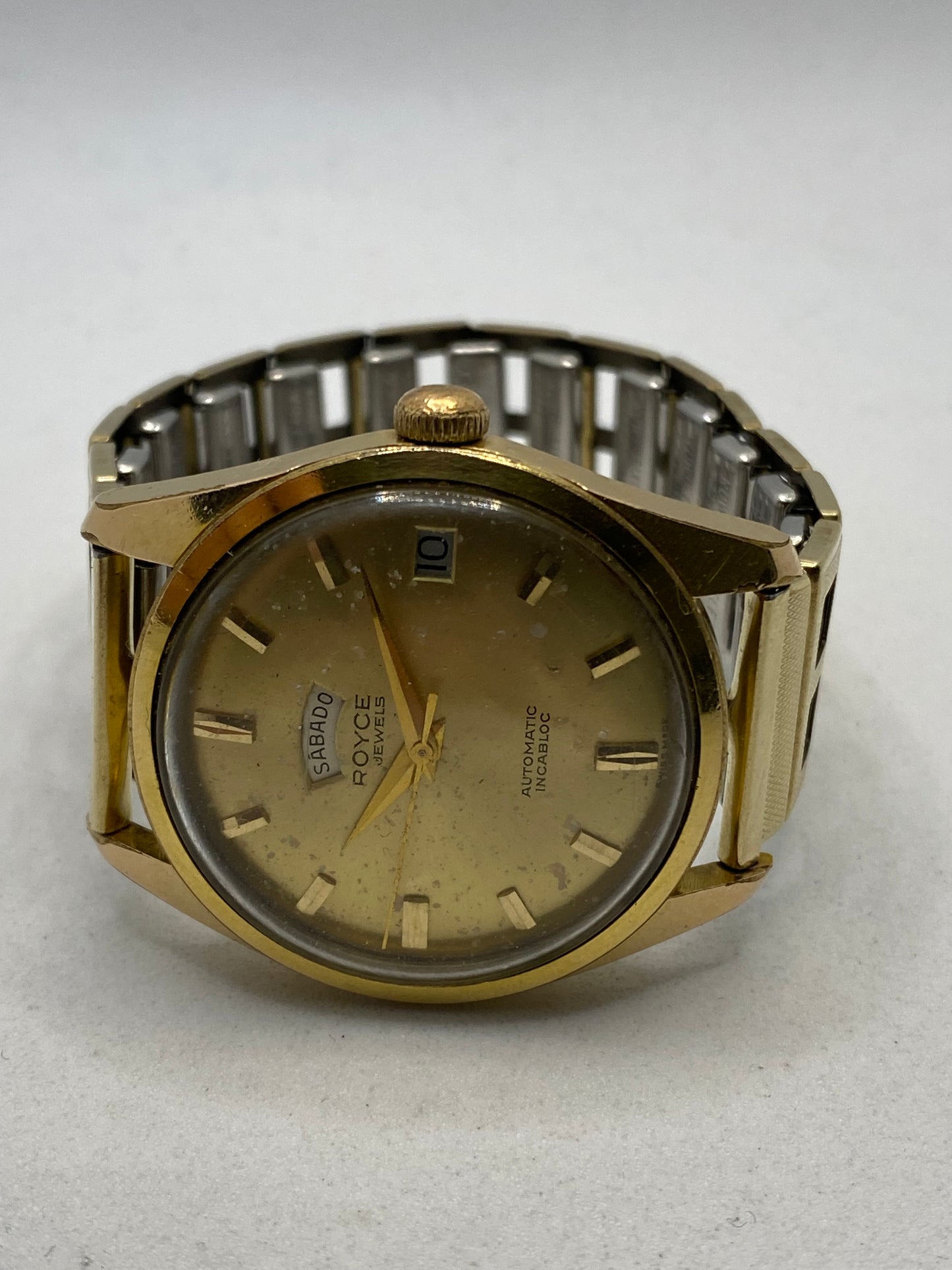 Royce Automatic President Day Date 41 Jewels Vintage Watch