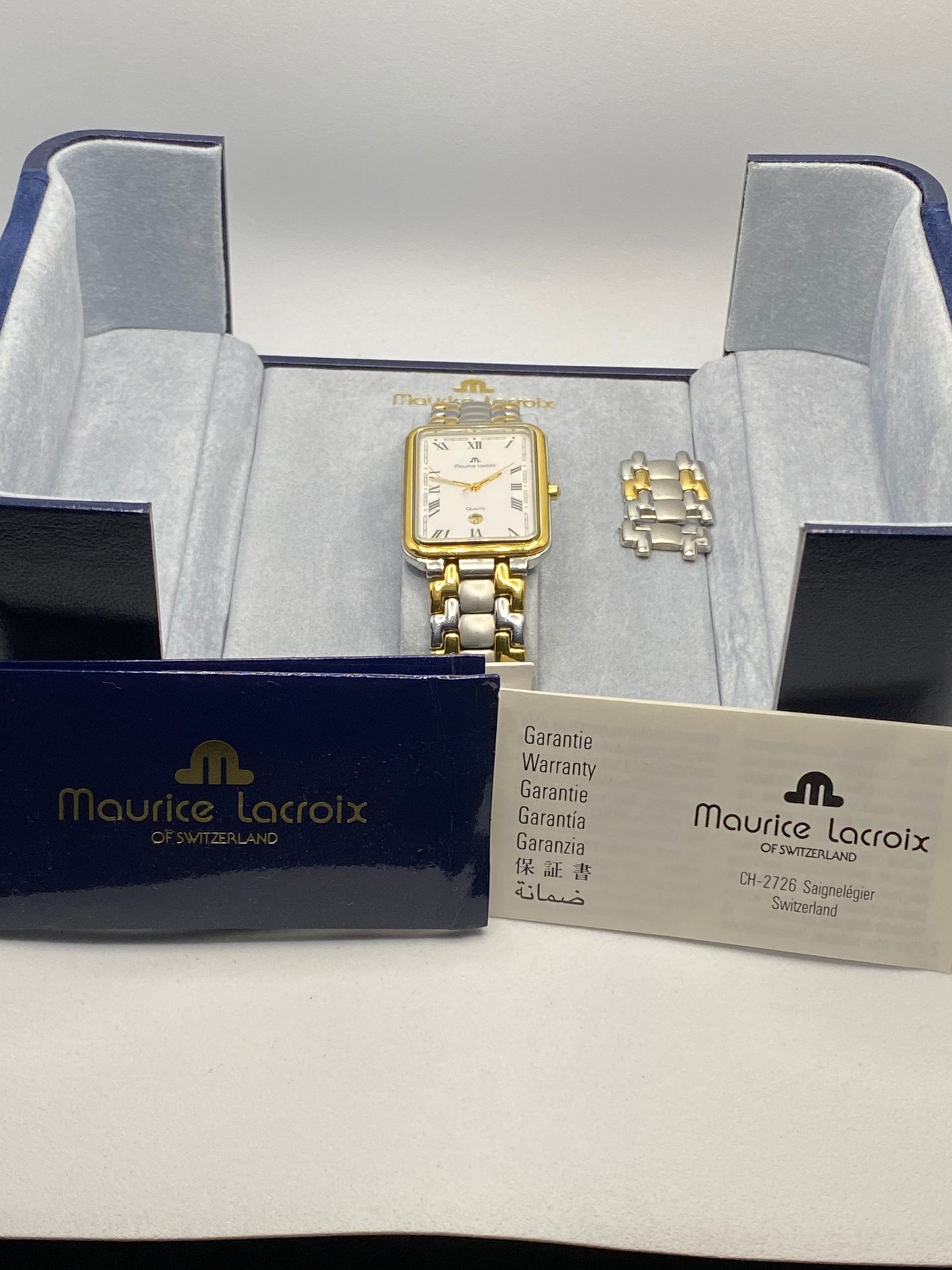 Maurice Lacroix Gold Plated 82171 FULL SET